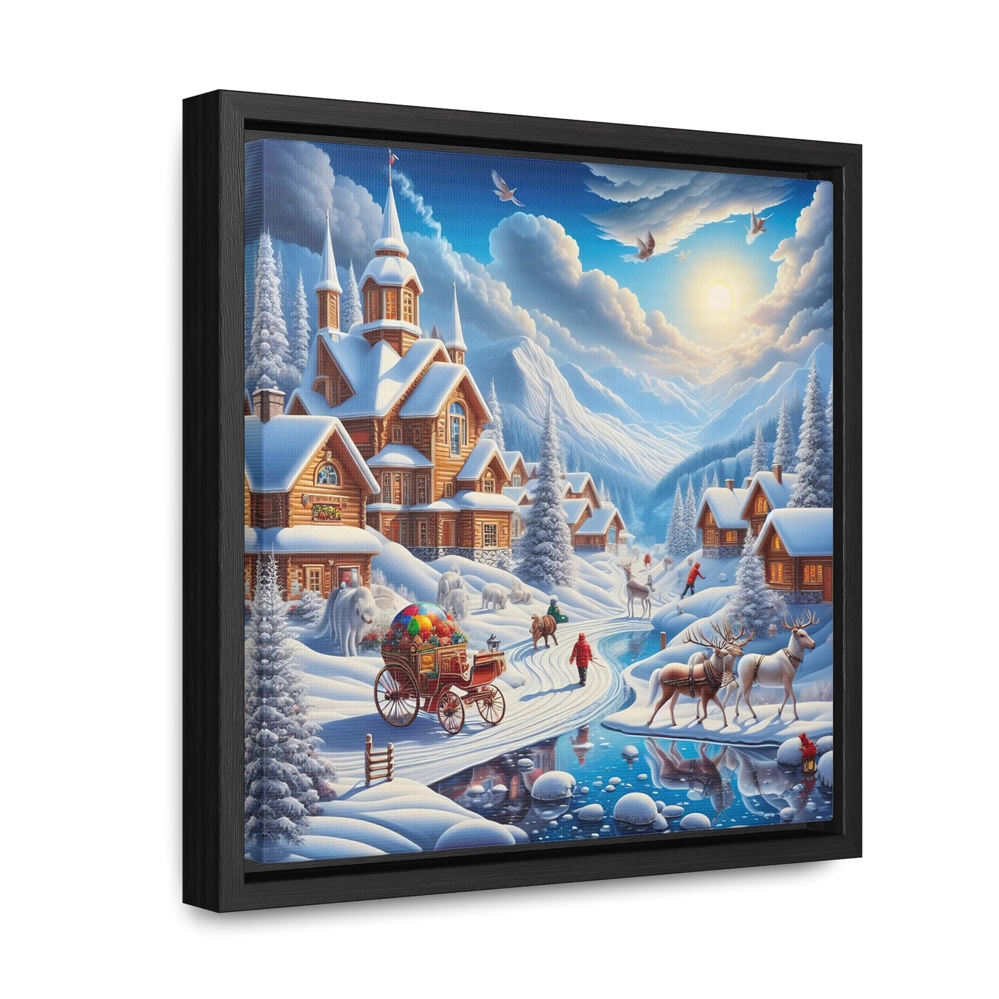 Framed Gallery Canvas Wrap - Winter 115