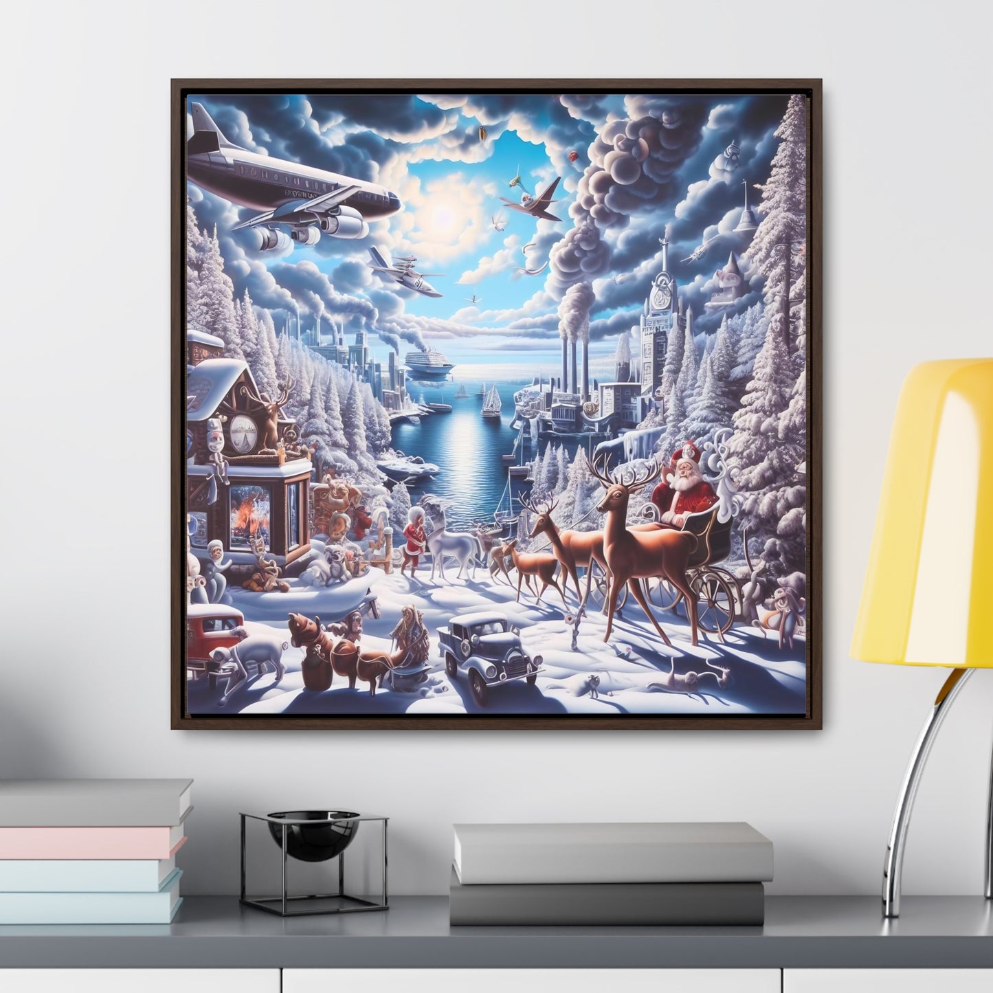 Framed Gallery Canvas Wrap - Winter 114