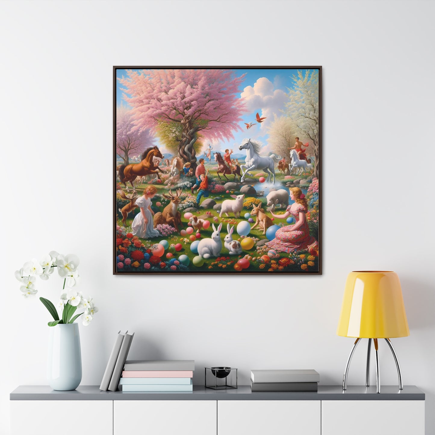 Framed Gallery Canvas Wrap - Spring 43