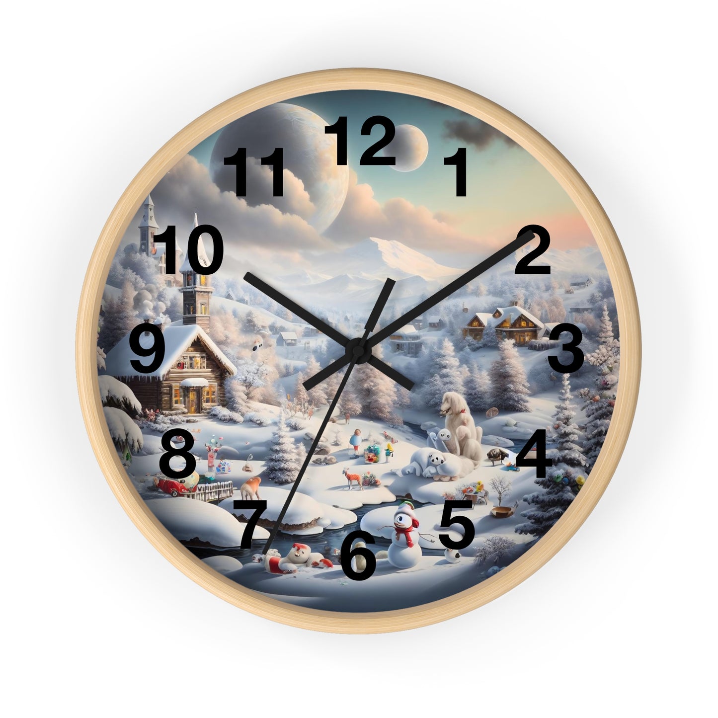 Wall Clock - Winter 104