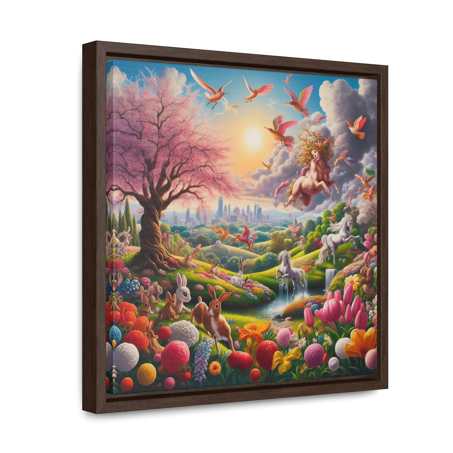 Framed Gallery Canvas Wrap - Spring 110