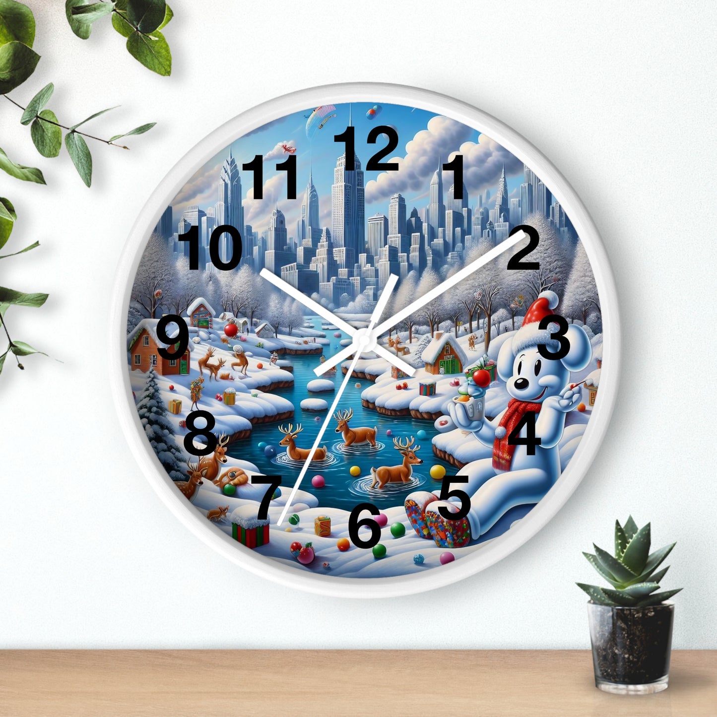 Wall Clock - Winter 126