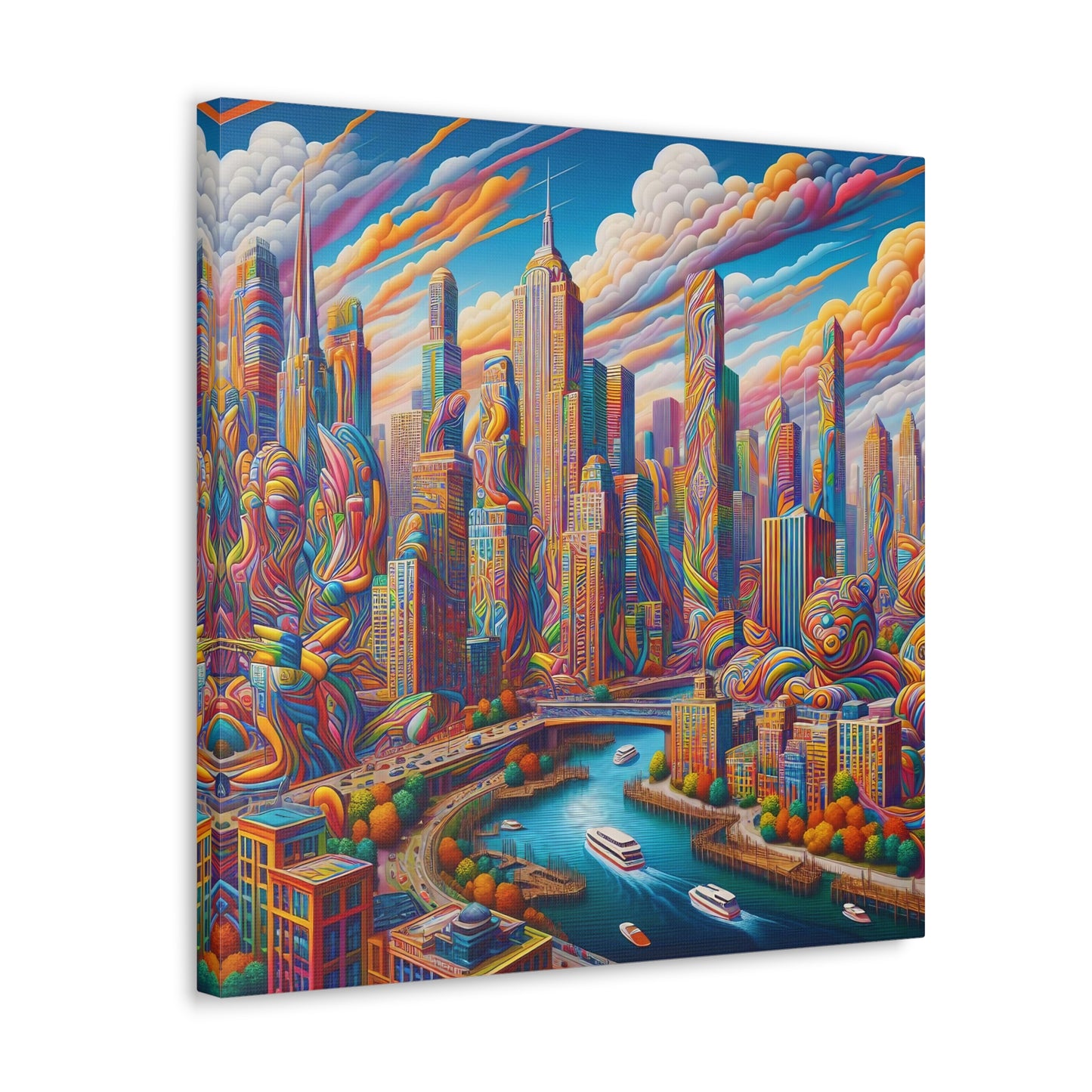 Canvas Gallery Wrap - City 13