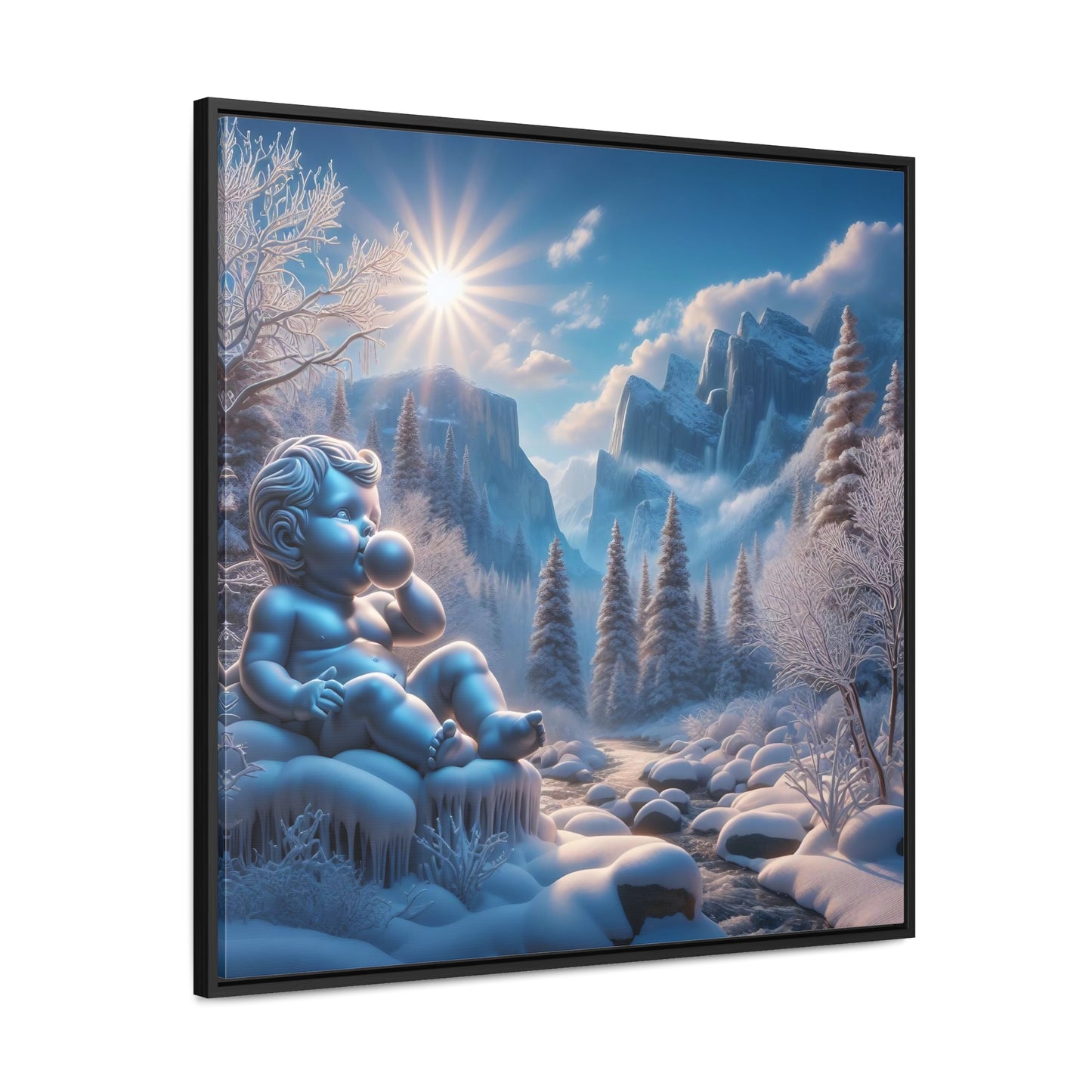 Framed Gallery Canvas Wrap - Winter 119