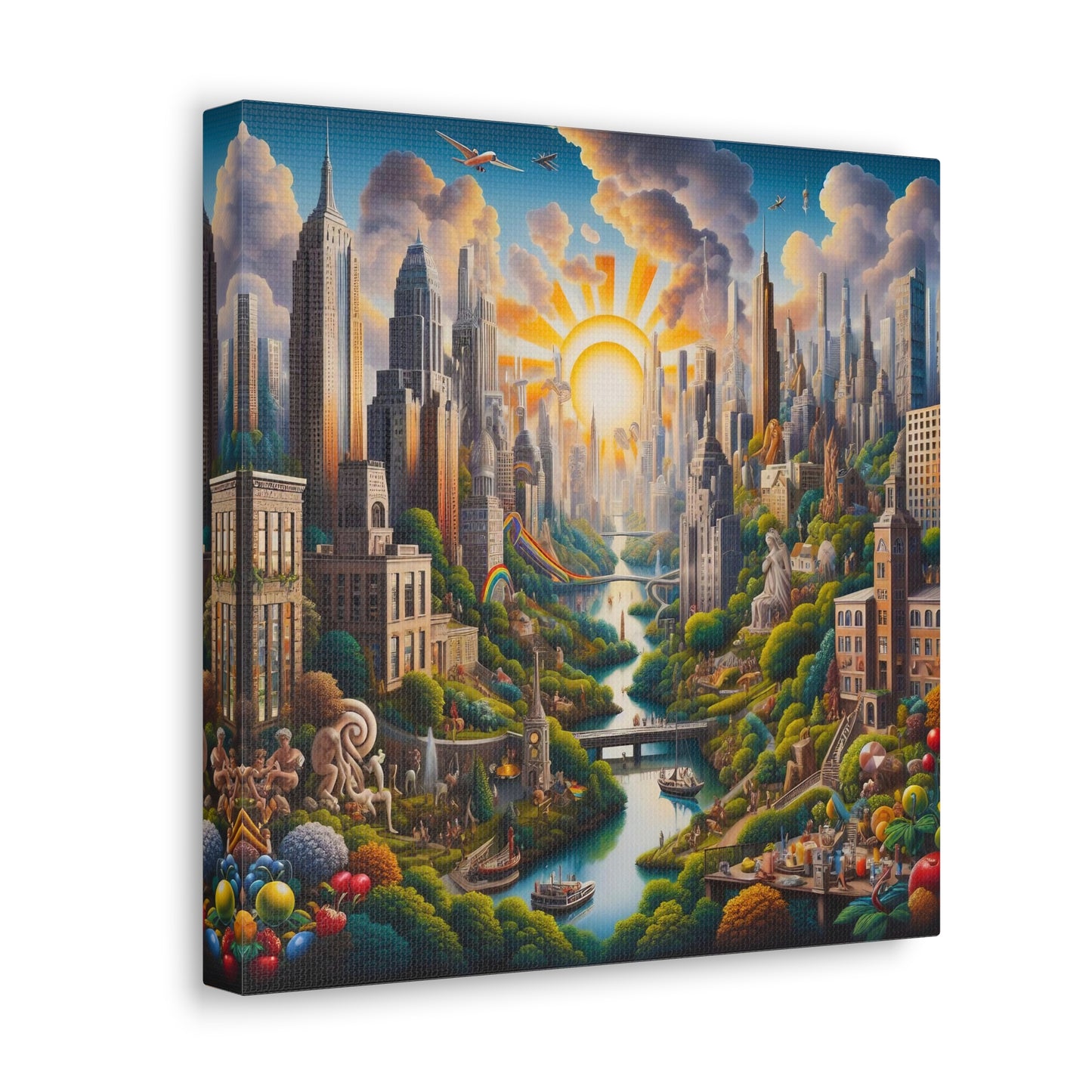 Canvas Gallery Wrap - City 3