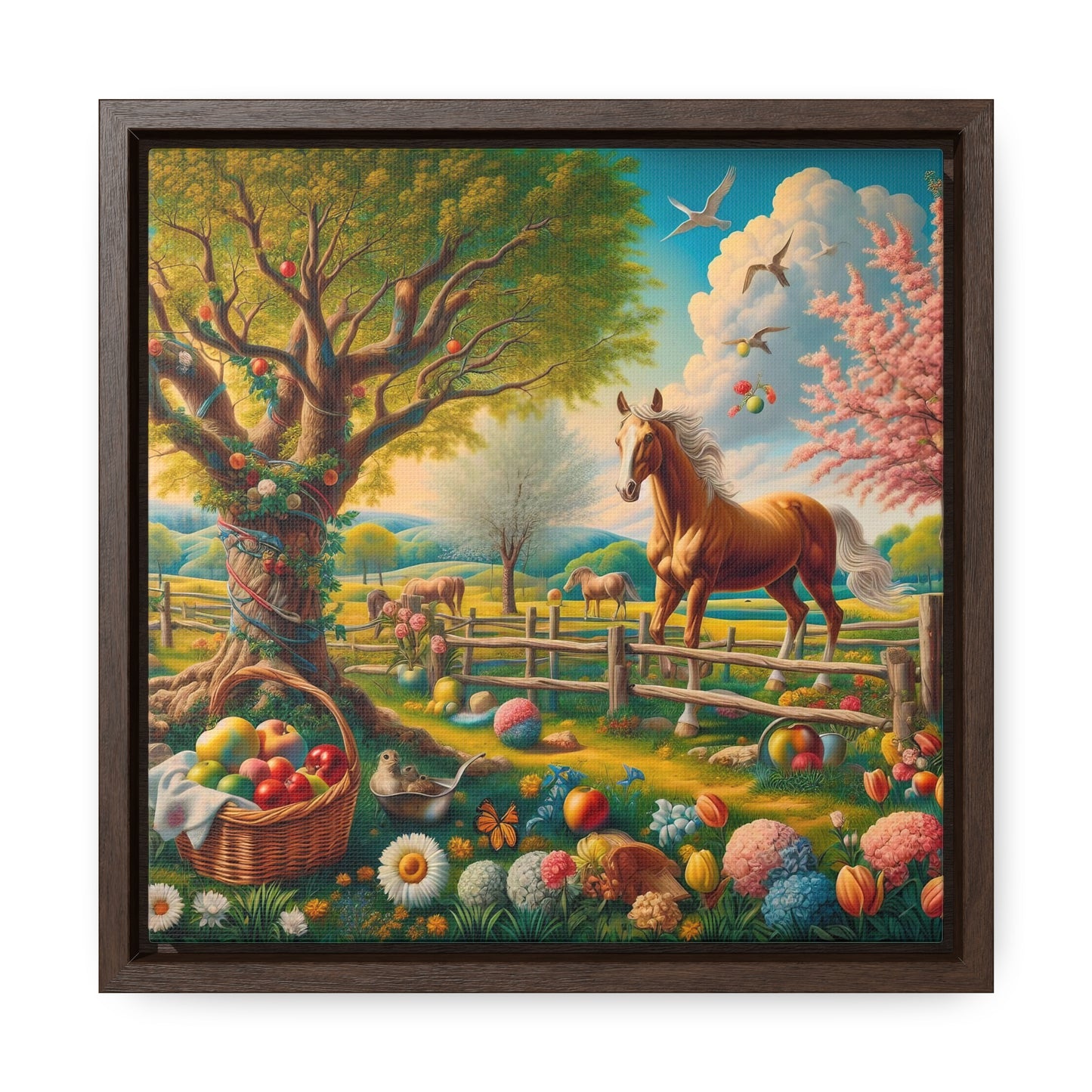 Framed Gallery Canvas Wrap - Spring 50