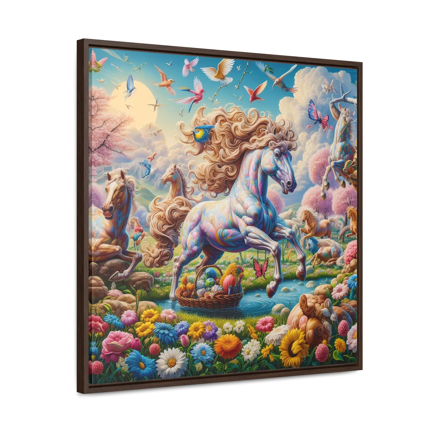 Framed Gallery Canvas Wrap - Spring 51