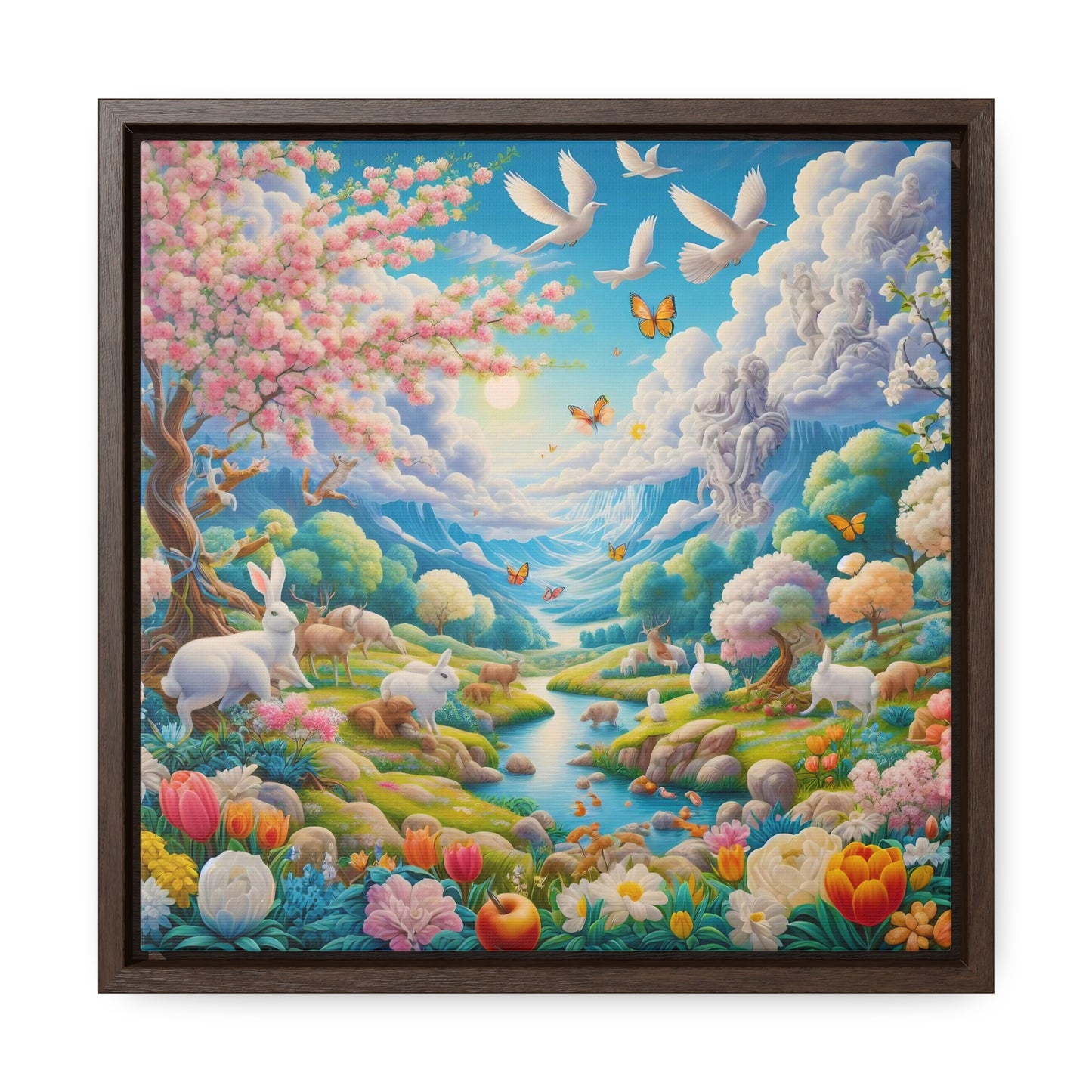 Framed Gallery Canvas Wrap - Spring 129