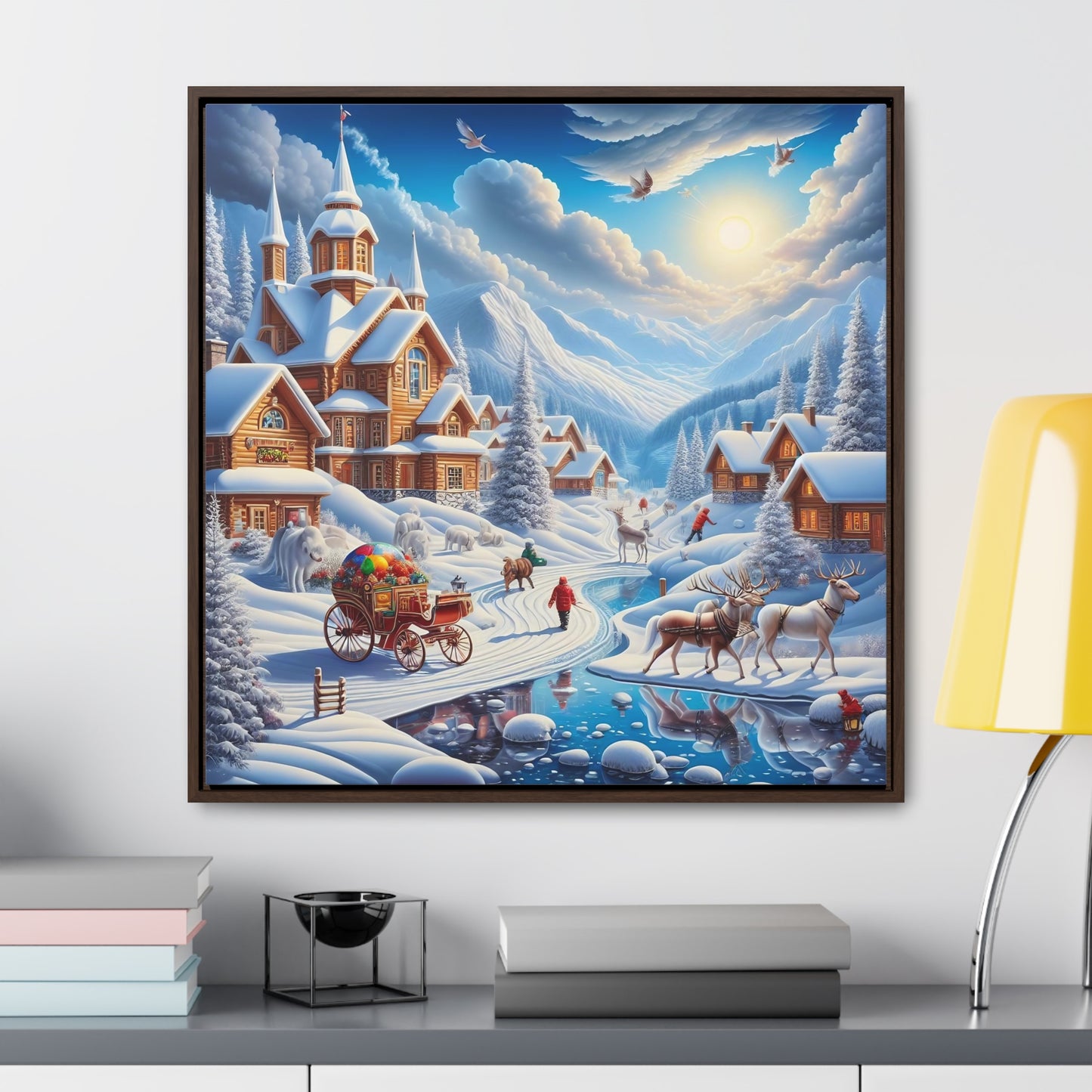 Framed Gallery Canvas Wrap - Winter 115