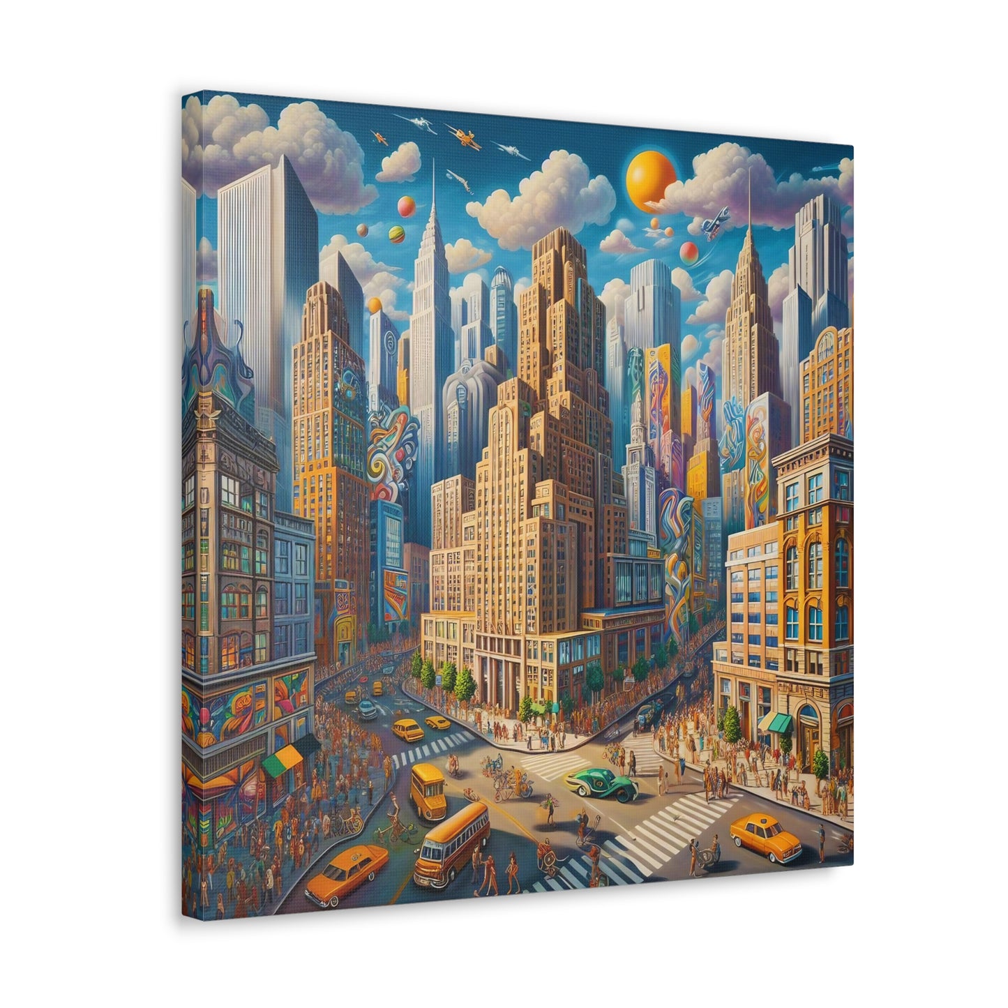 Canvas Gallery Wrap - City 6