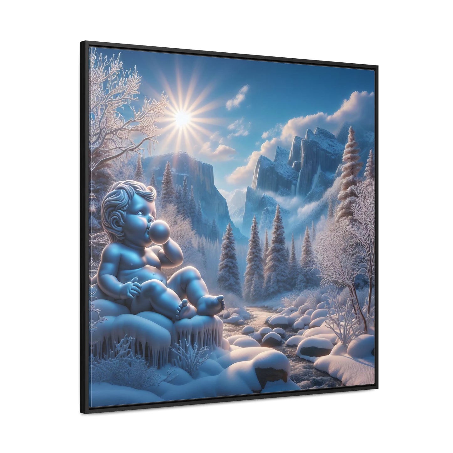 Framed Gallery Canvas Wrap - Winter 119