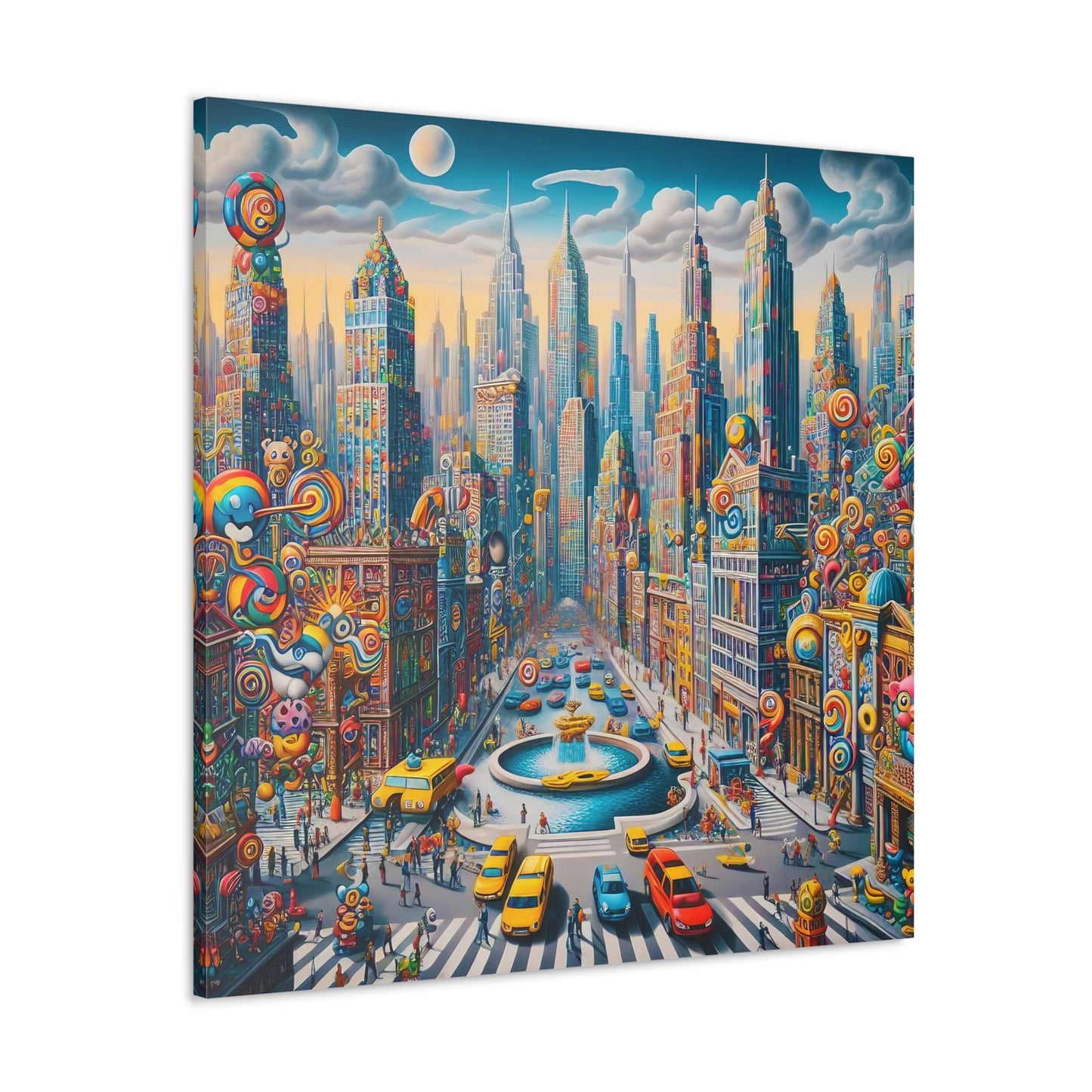 Canvas Gallery Wrap - City 4