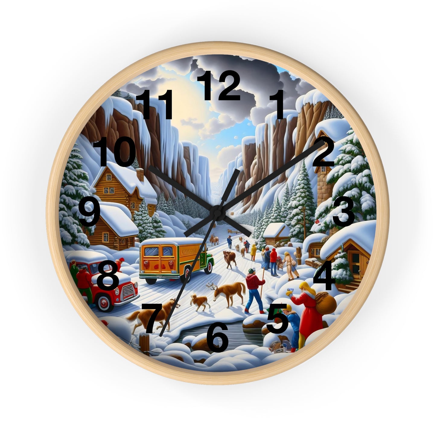 Wall Clock - Winter 120