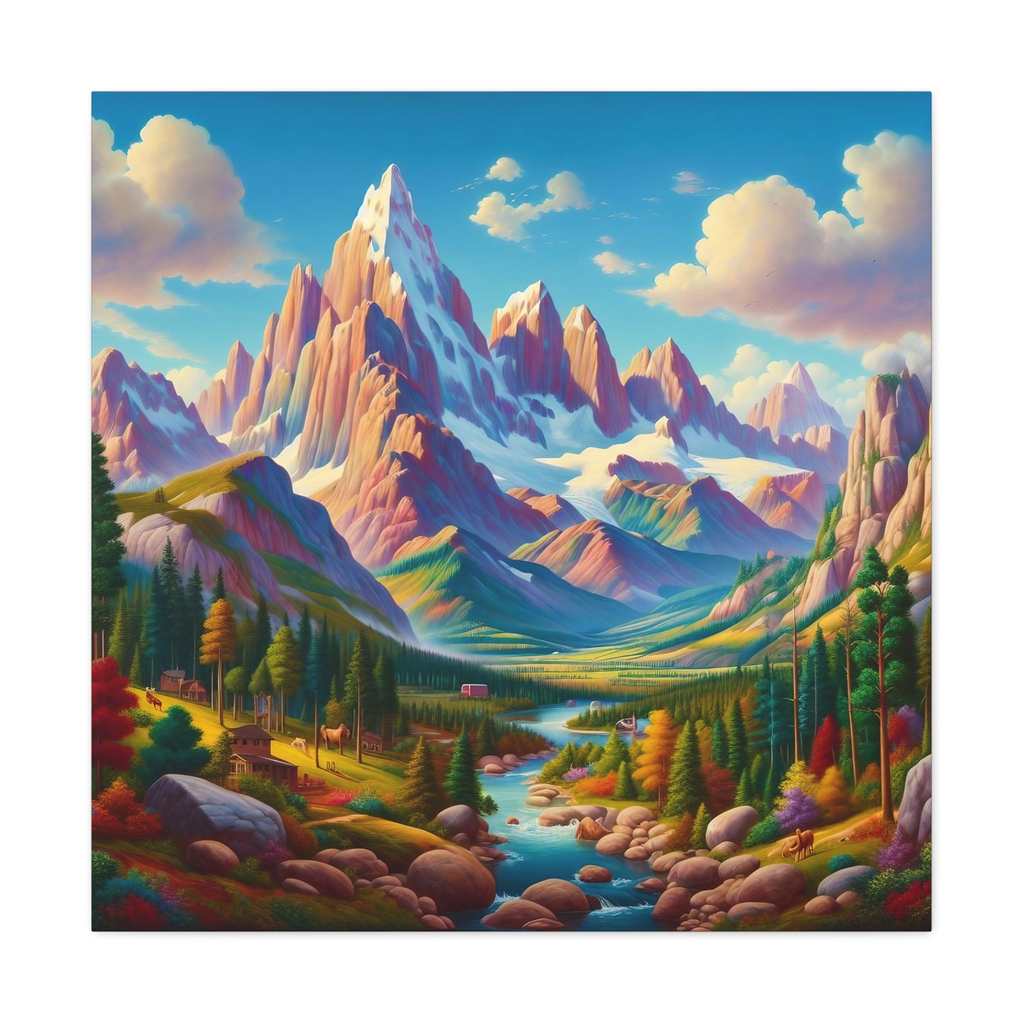 Canvas Gallery Wrap - Mountains 4