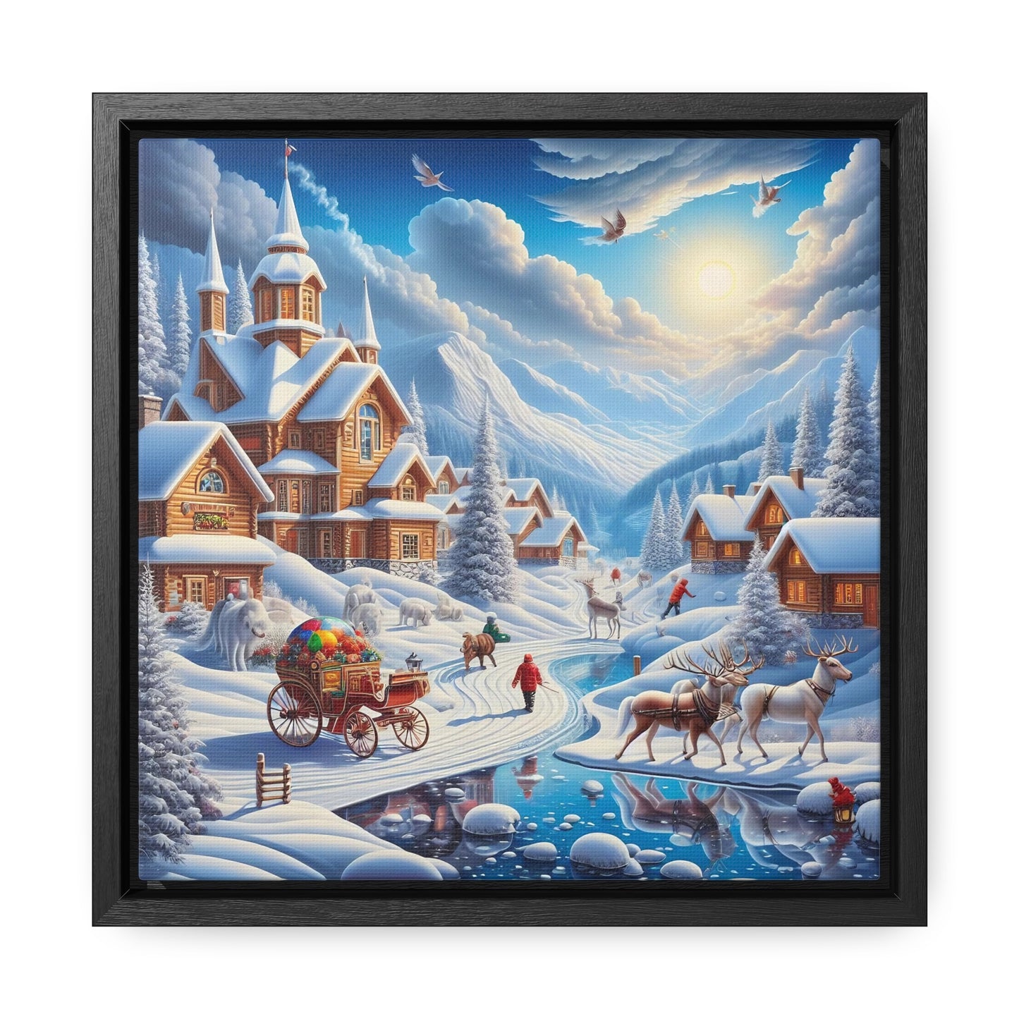 Framed Gallery Canvas Wrap - Winter 115