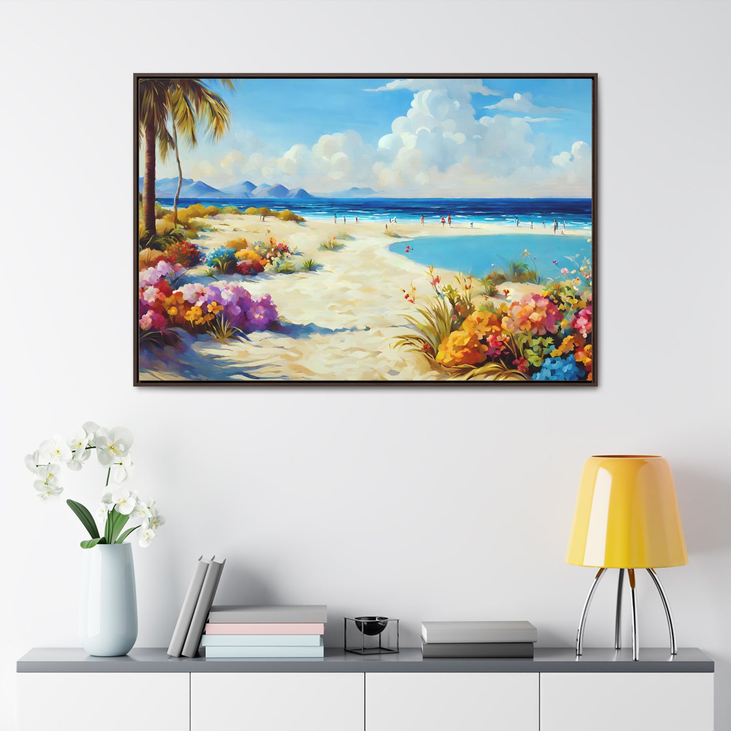 Framed Canvas Gallery Wrap - Beach 2013