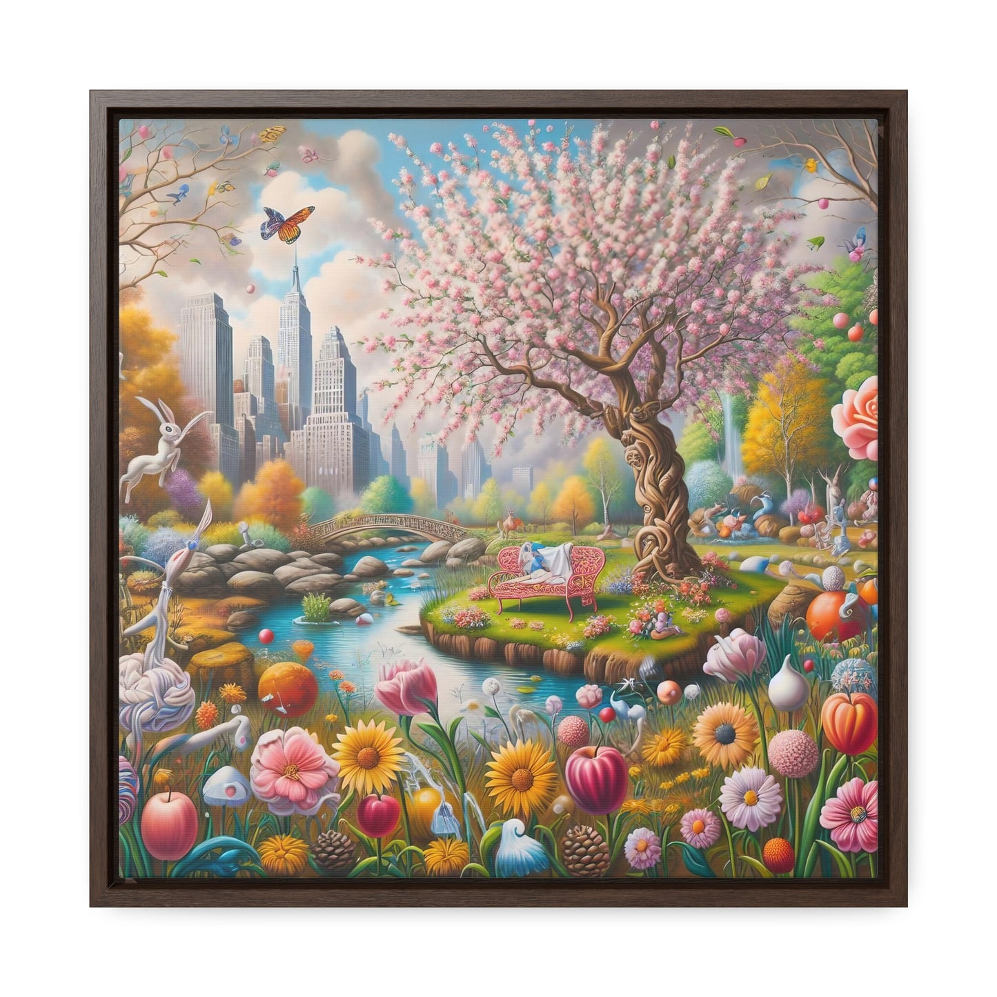 Framed Gallery Canvas Wrap - Spring 135