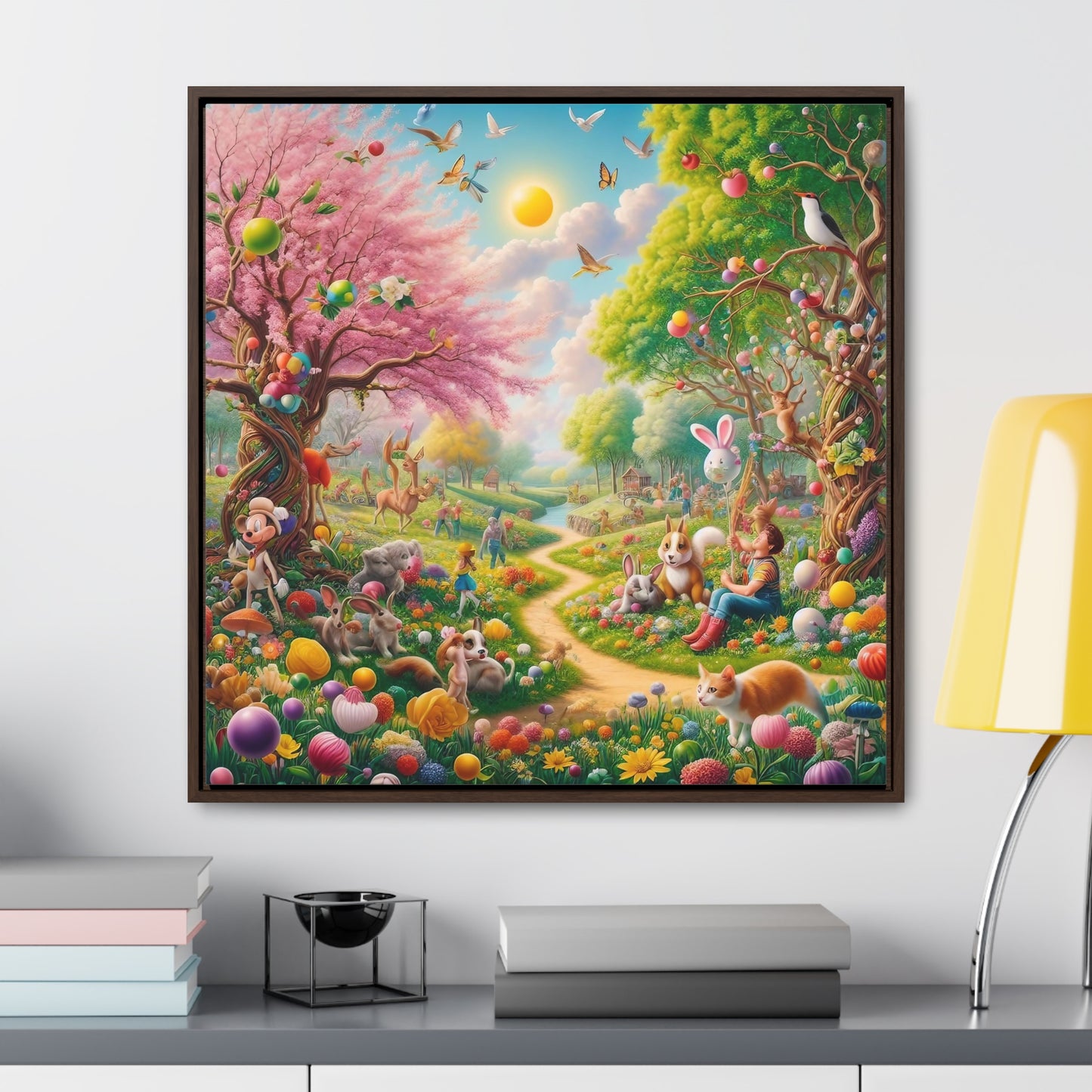 Framed Gallery Canvas Wrap - Spring 126