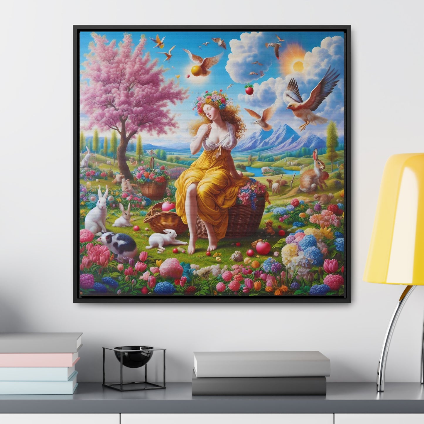 Framed Gallery Canvas Wrap - Spring 116