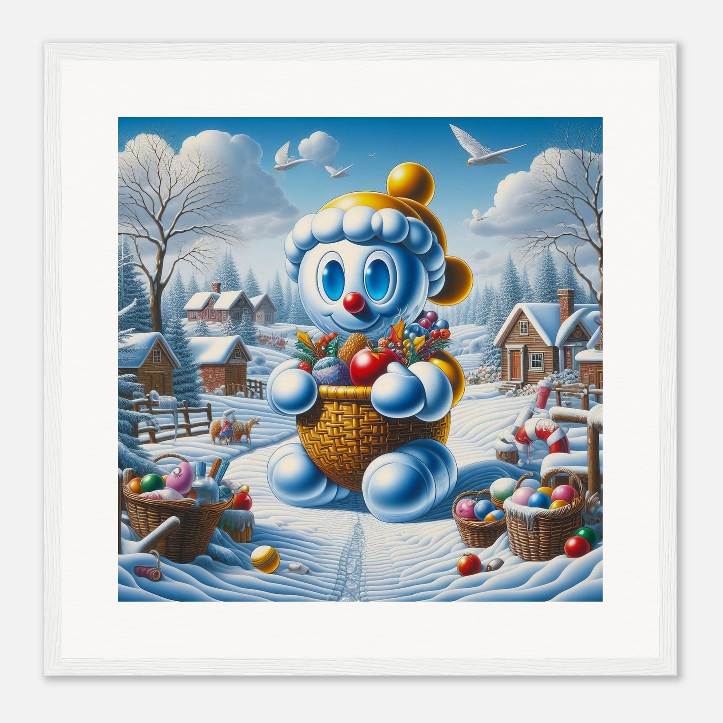 Wall Art - Winter 52 - Baby snowman