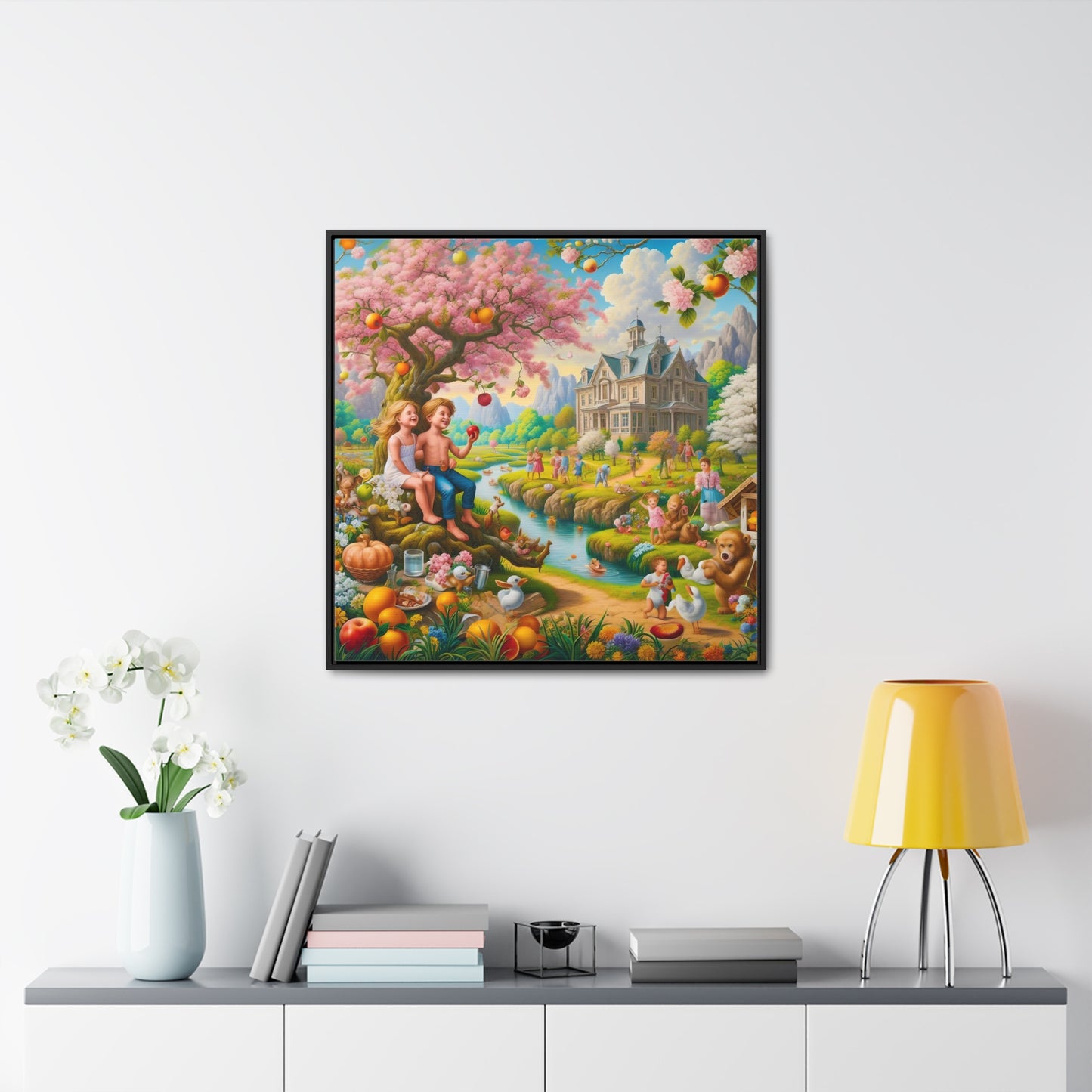 Framed Gallery Canvas Wrap - Spring 35