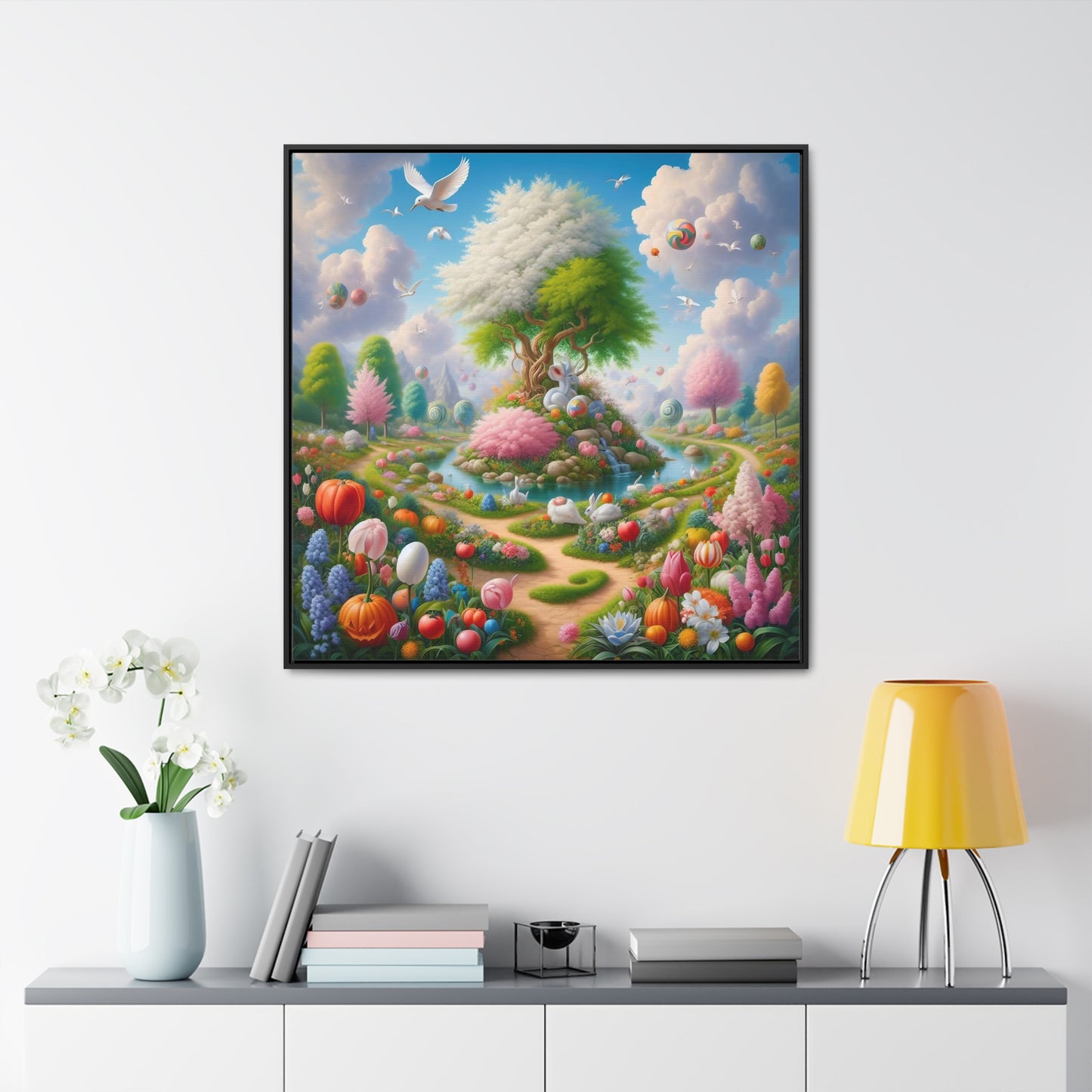 Framed Gallery Canvas Wrap - Spring 42