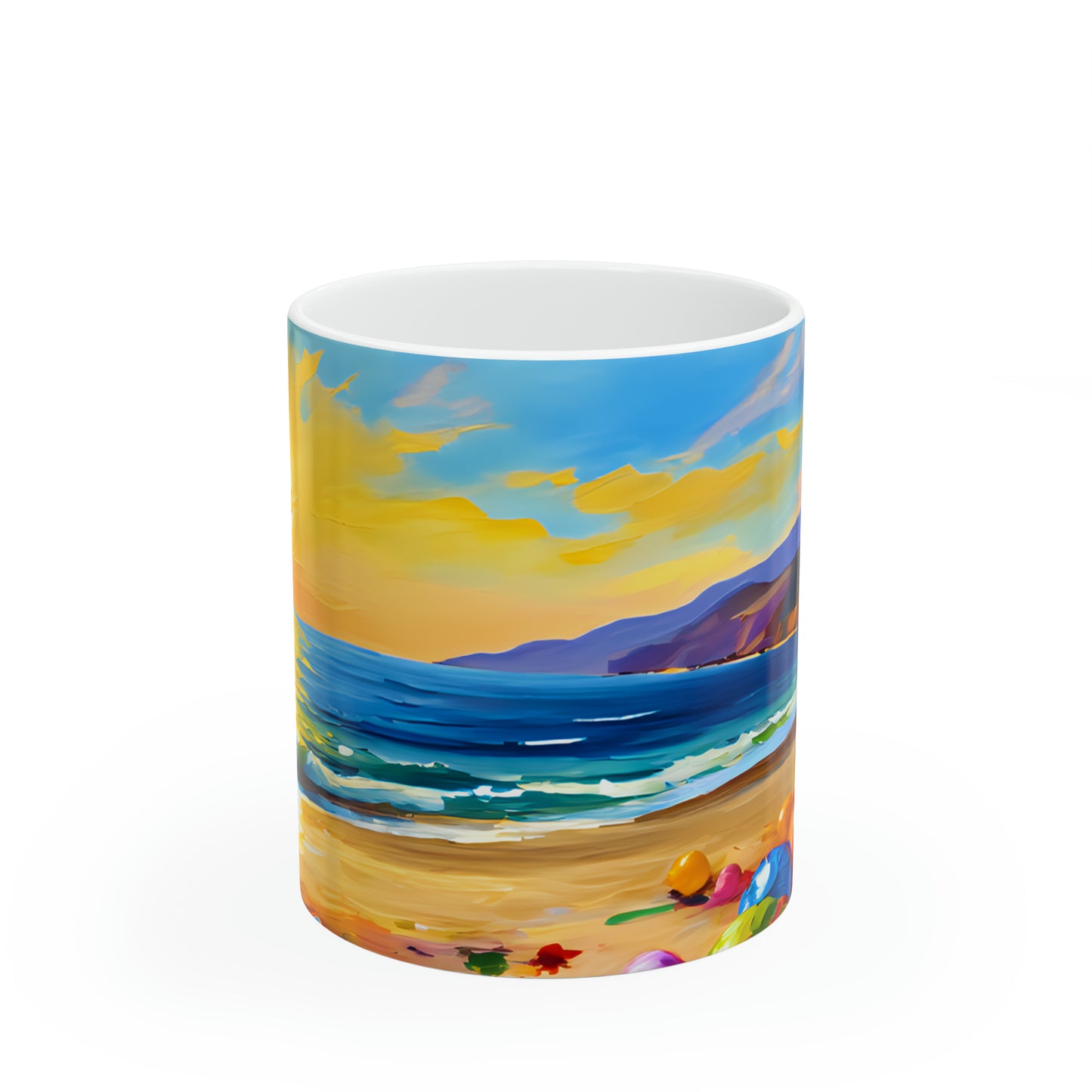 Ceramic Mug 11oz - Beach 6004