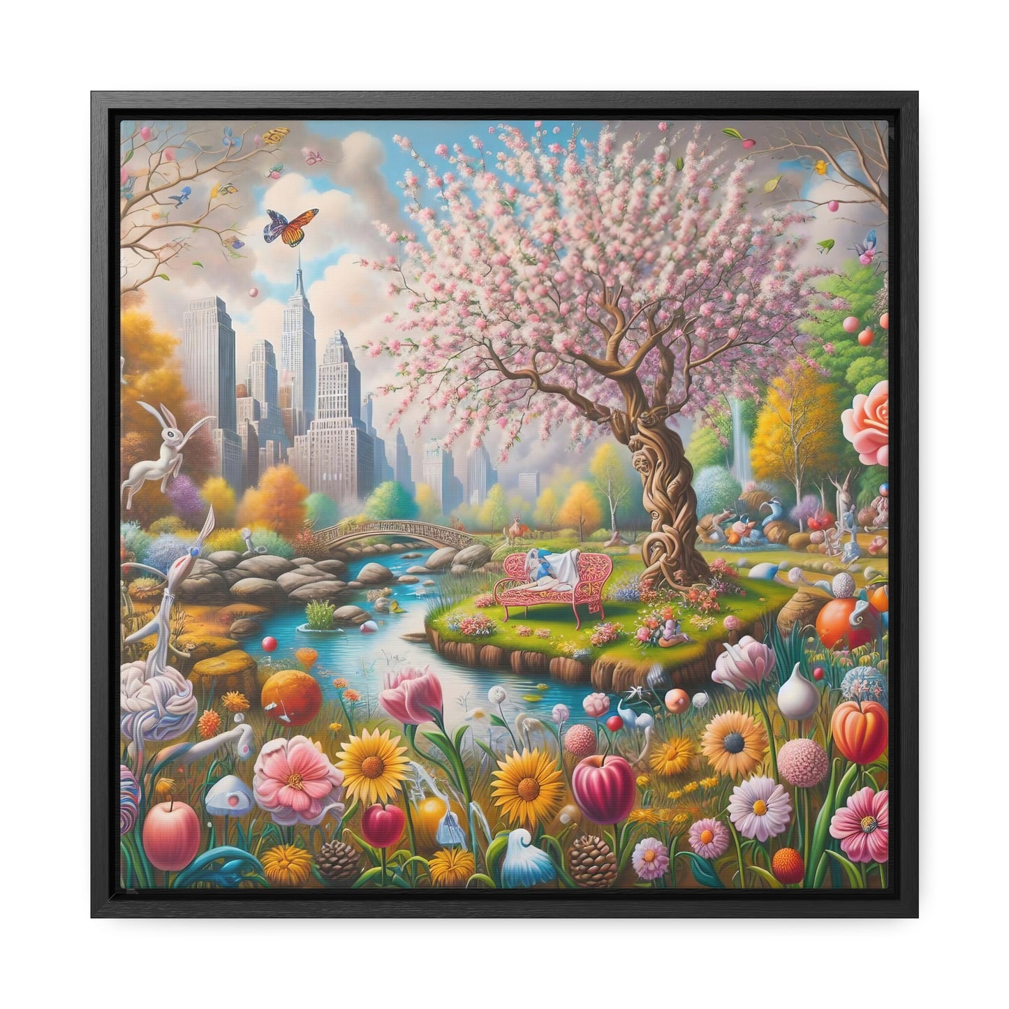 Framed Gallery Canvas Wrap - Spring 135