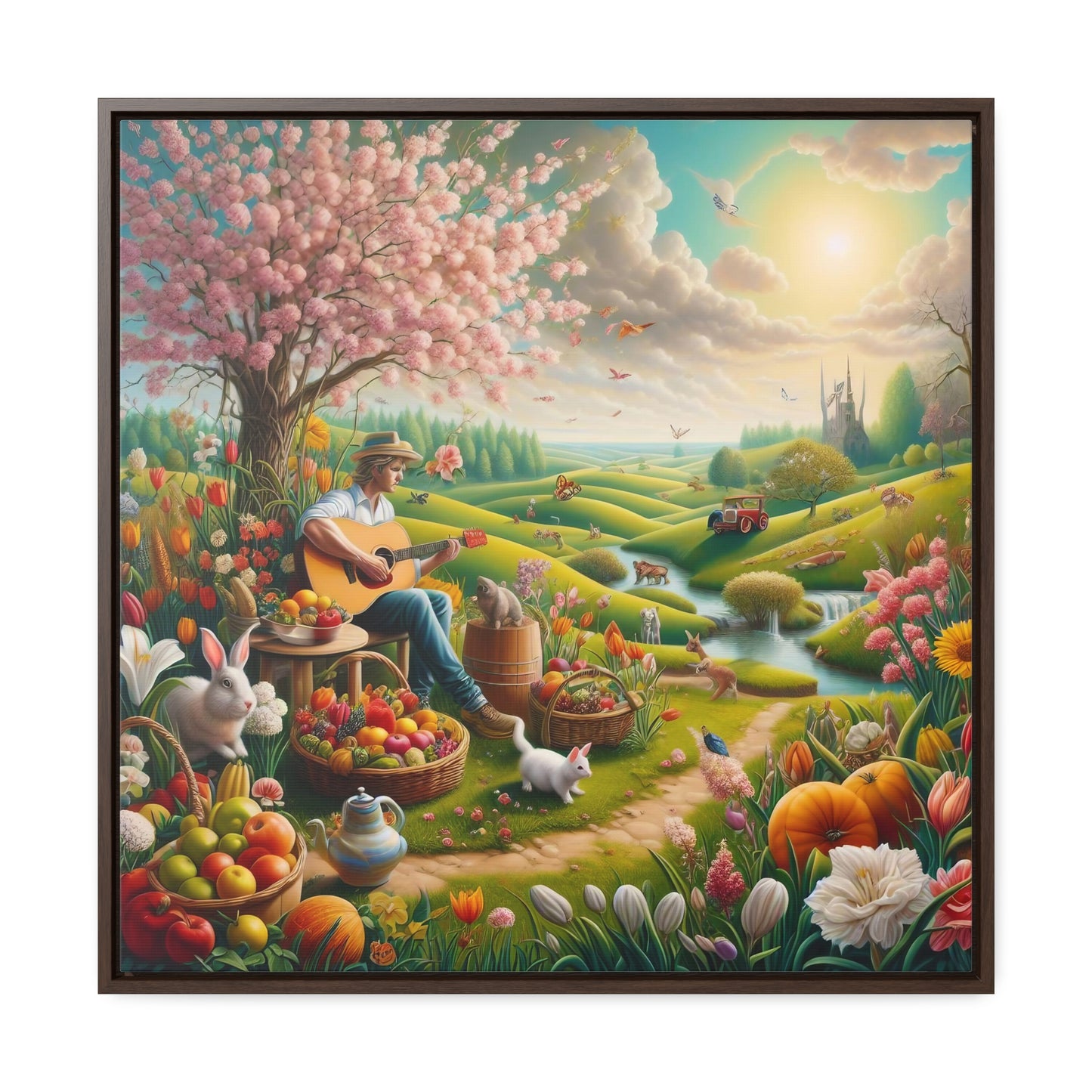 Framed Gallery Canvas Wrap - Spring 49