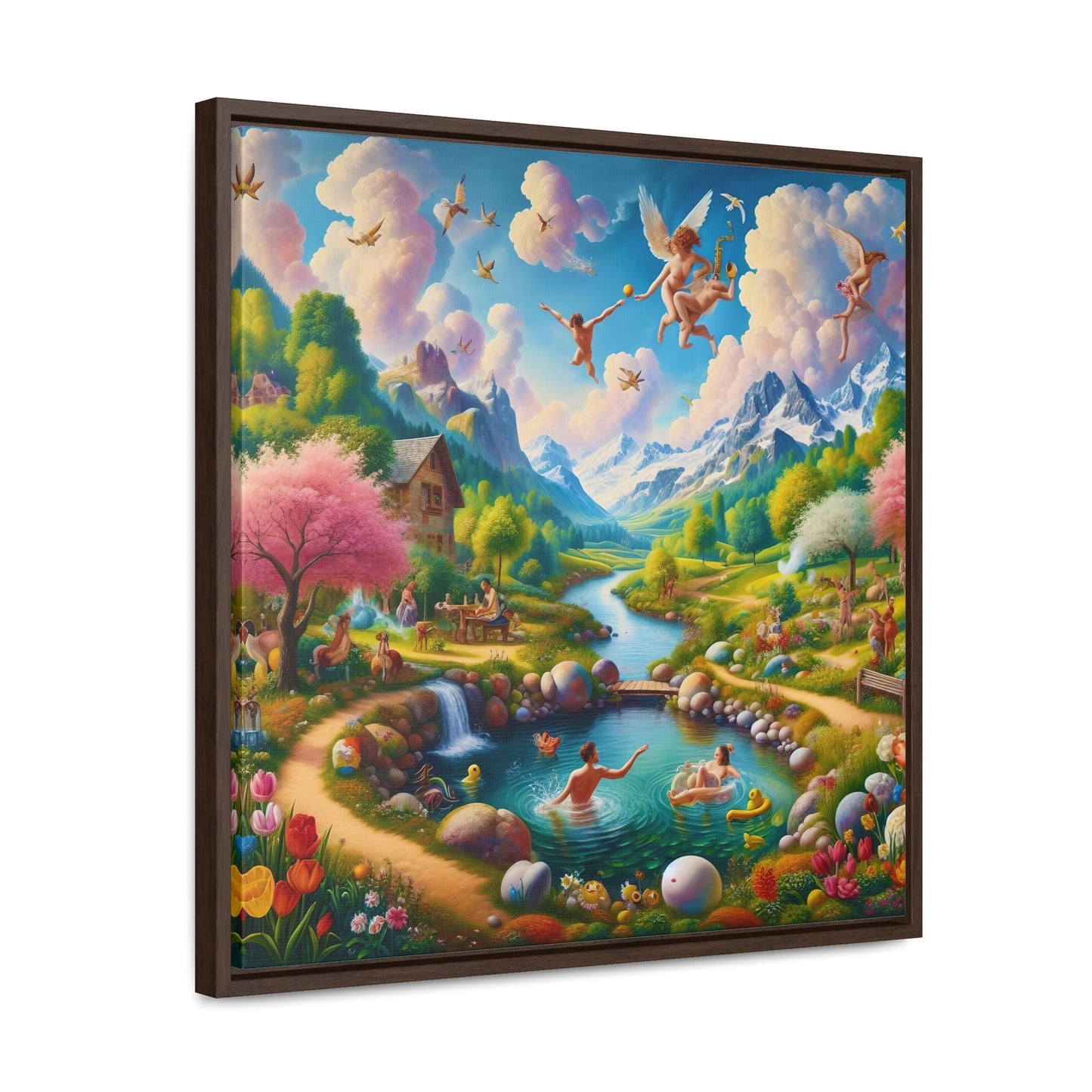 Framed Gallery Canvas Wrap - Spring 32