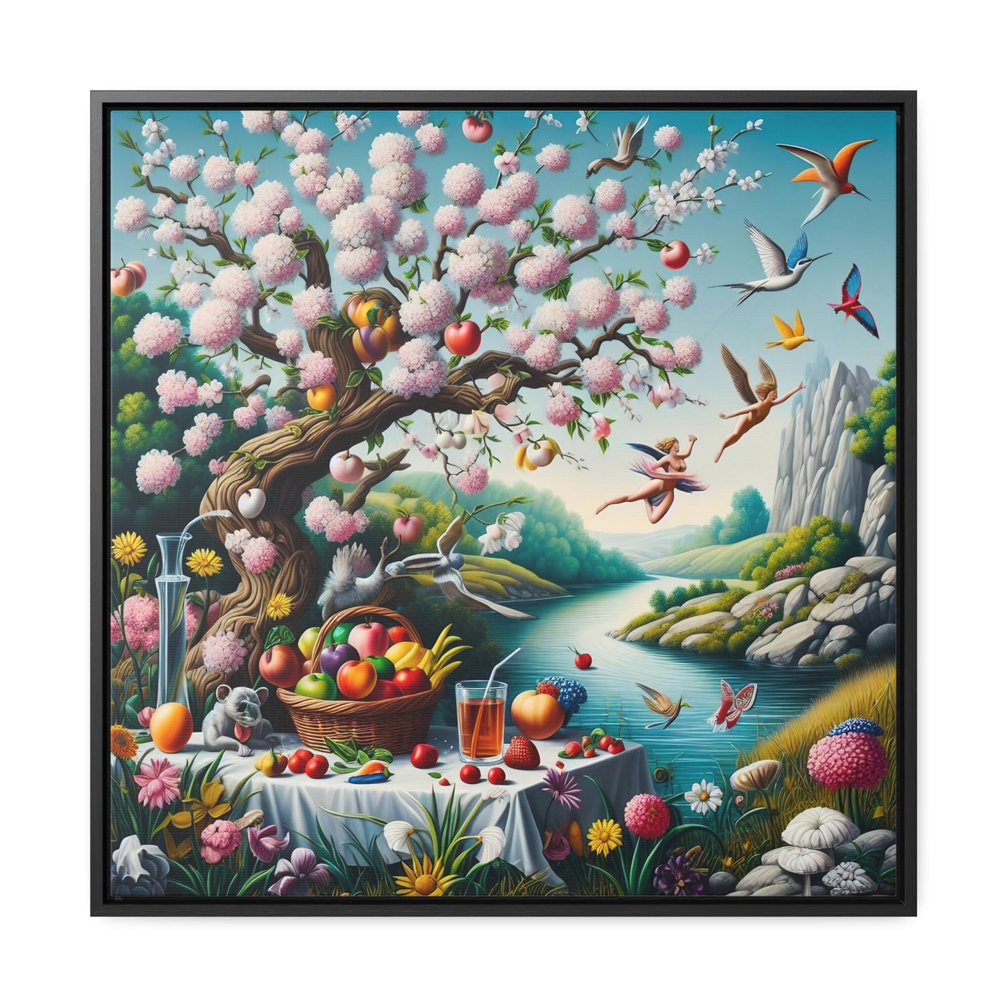 Framed Gallery Canvas Wrap - Spring 36