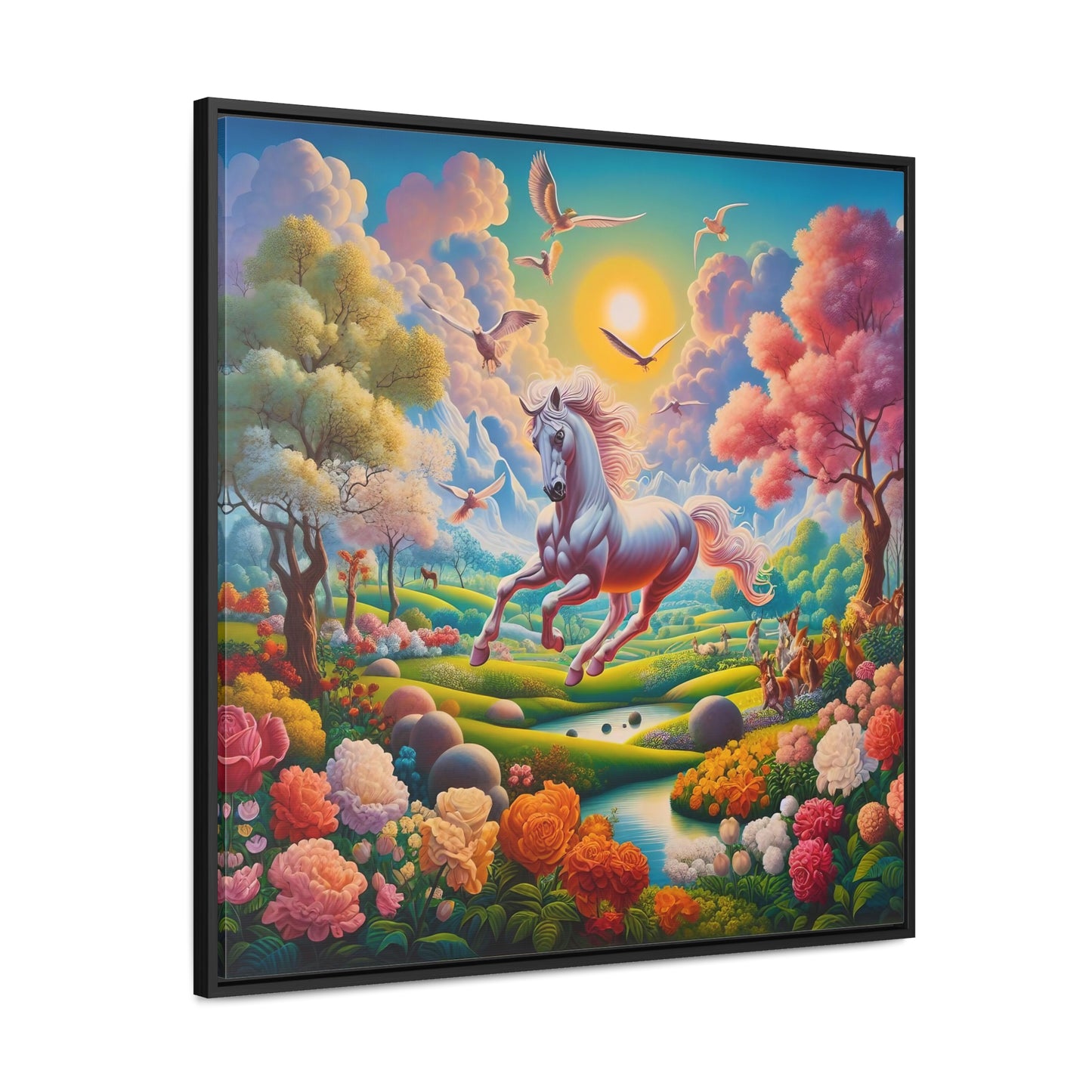 Framed Gallery Canvas Wrap - Spring 37