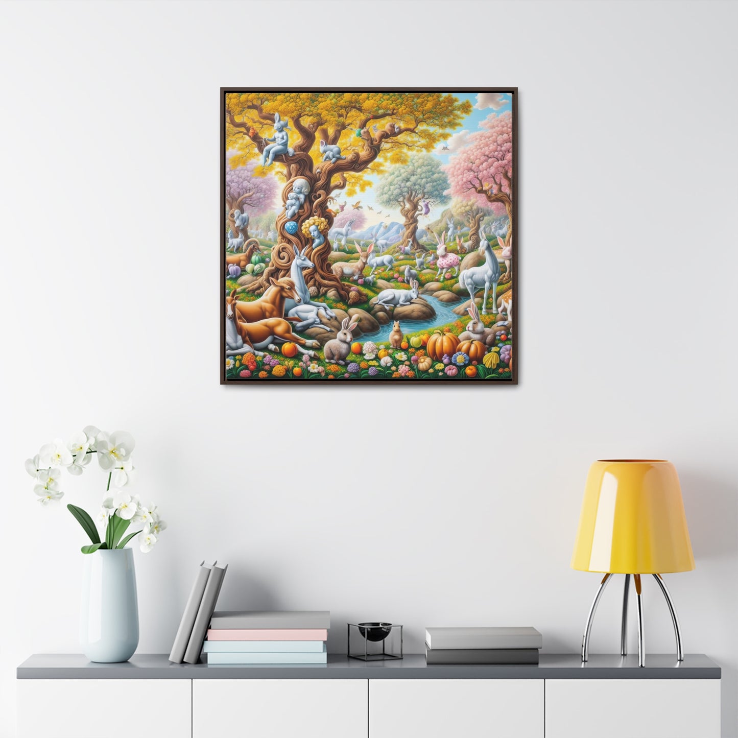 Framed Gallery Canvas Wrap - Spring 133