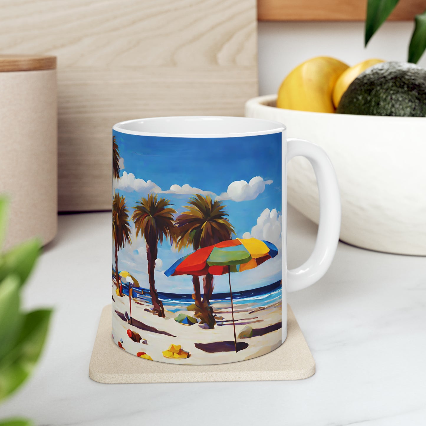 Ceramic Mug 11oz - Beach 2020