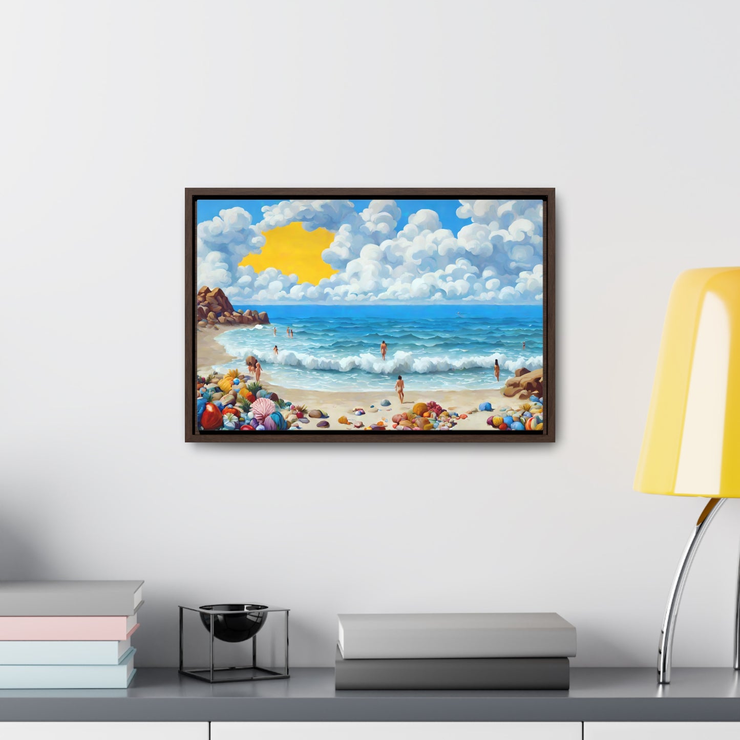 Framed Canvas Gallery Wrap - Beach 2022