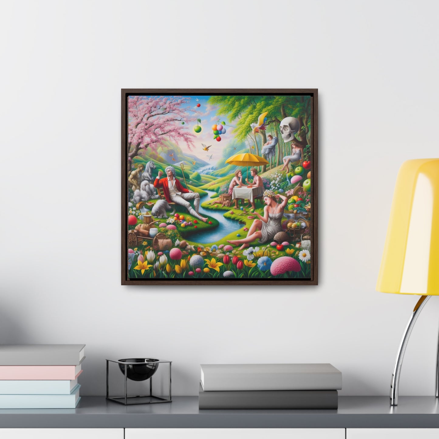 Framed Gallery Canvas Wrap - Spring 108