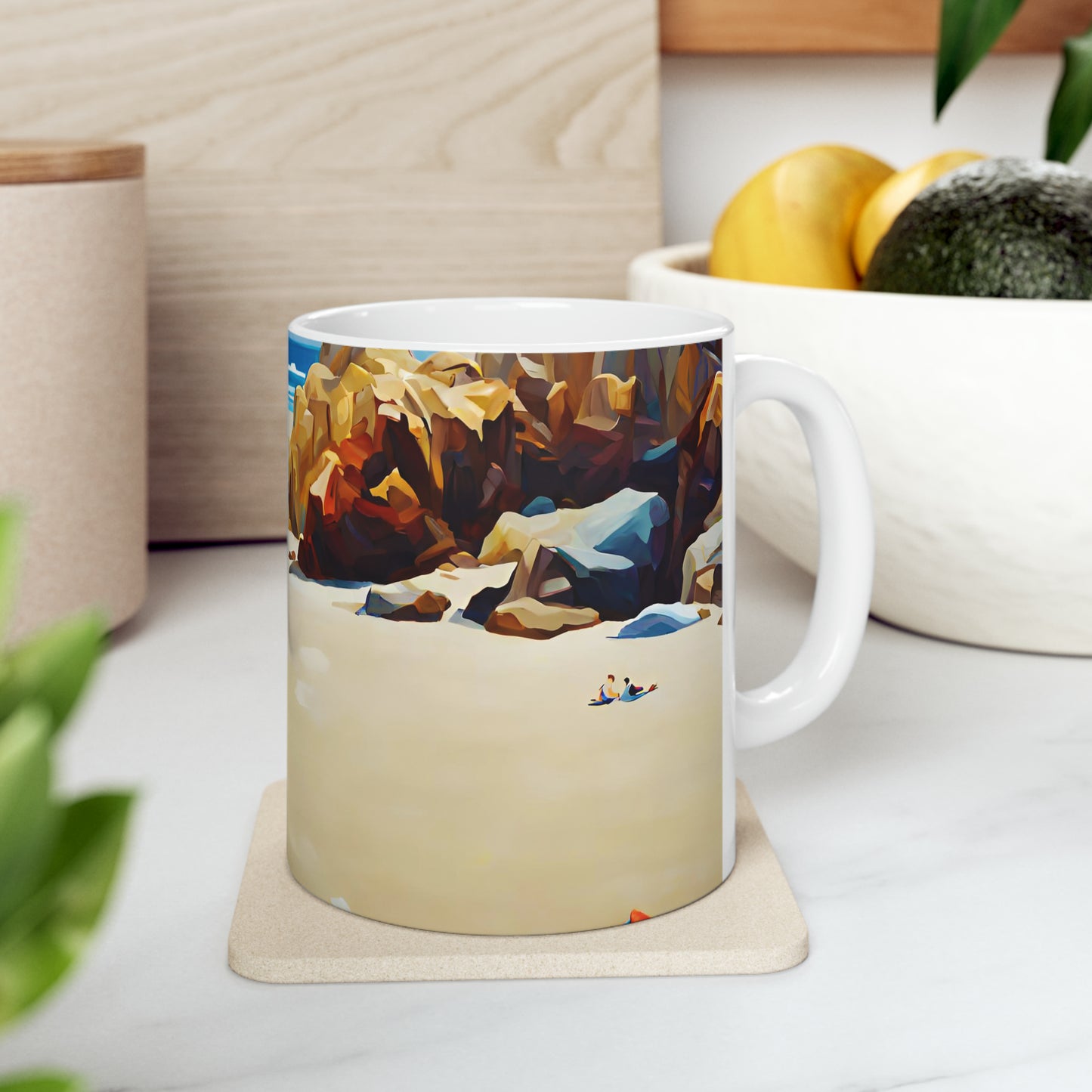 Ceramic Mug 11oz - Beach 2007