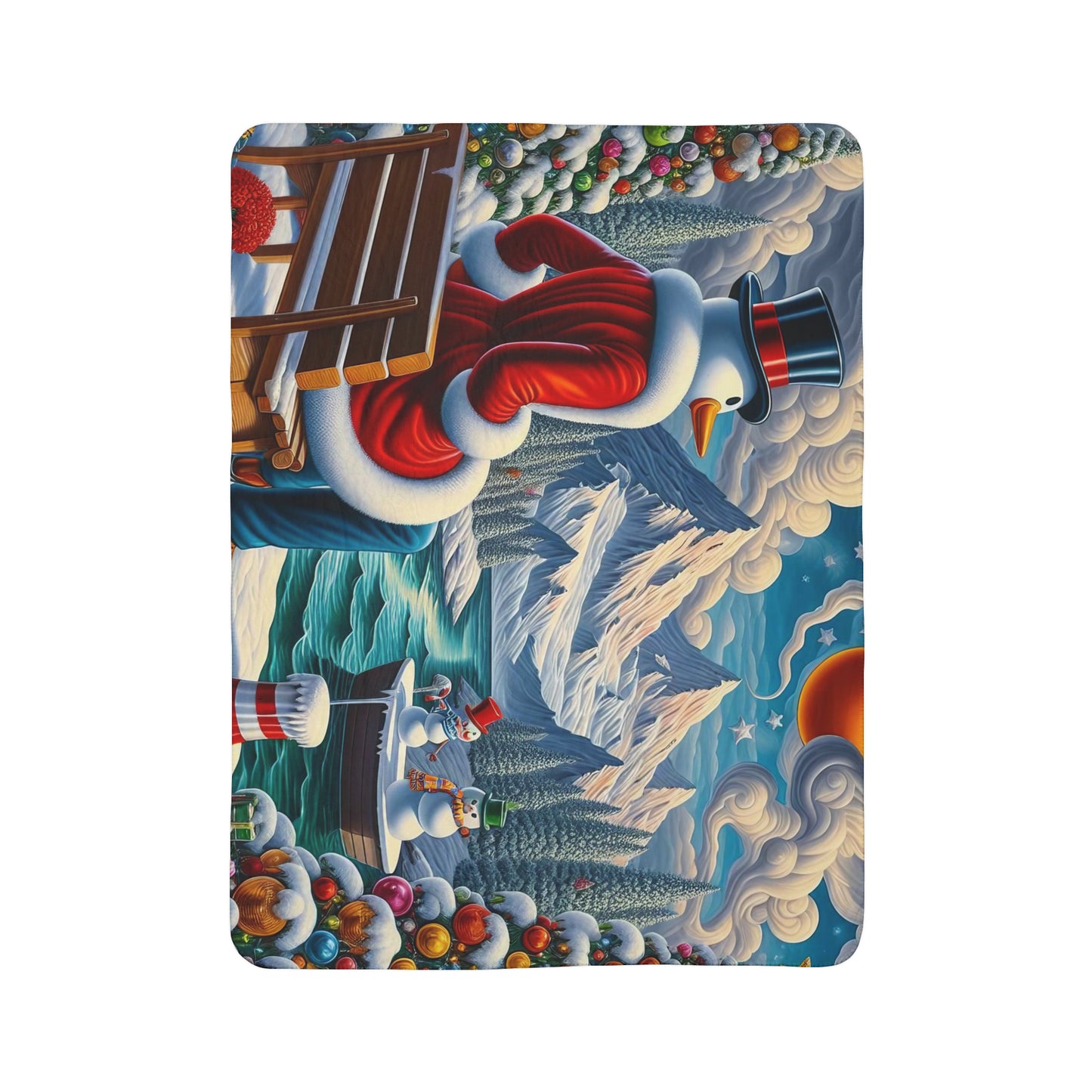 Fleece Sherpa Blanket - Winter 101