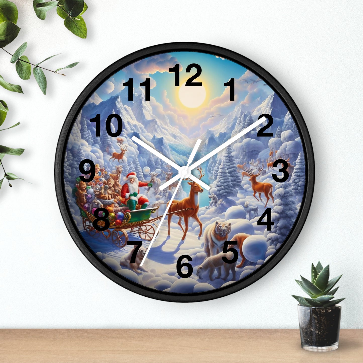 Wall Clock - Winter 123