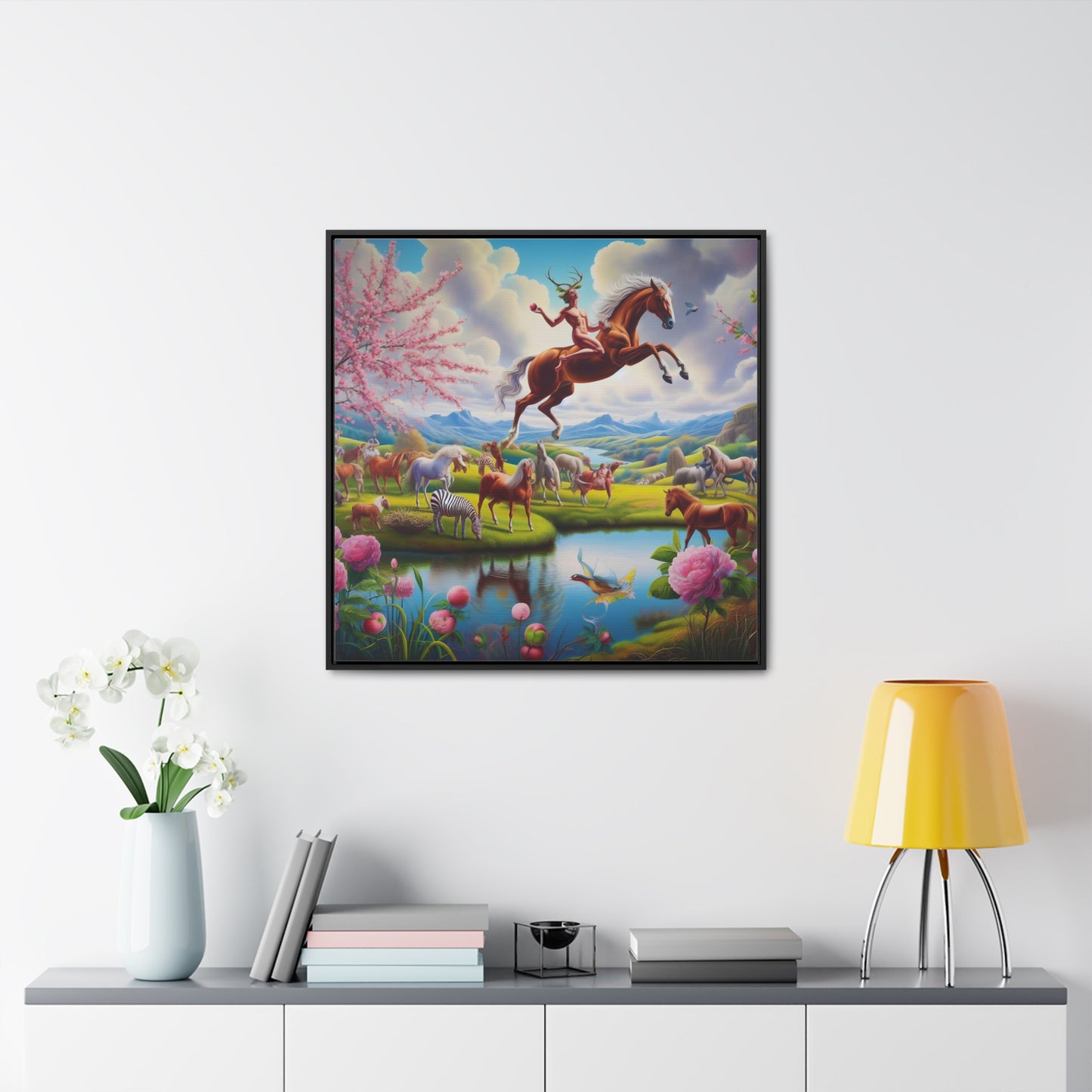 Framed Gallery Canvas Wrap - Spring 118