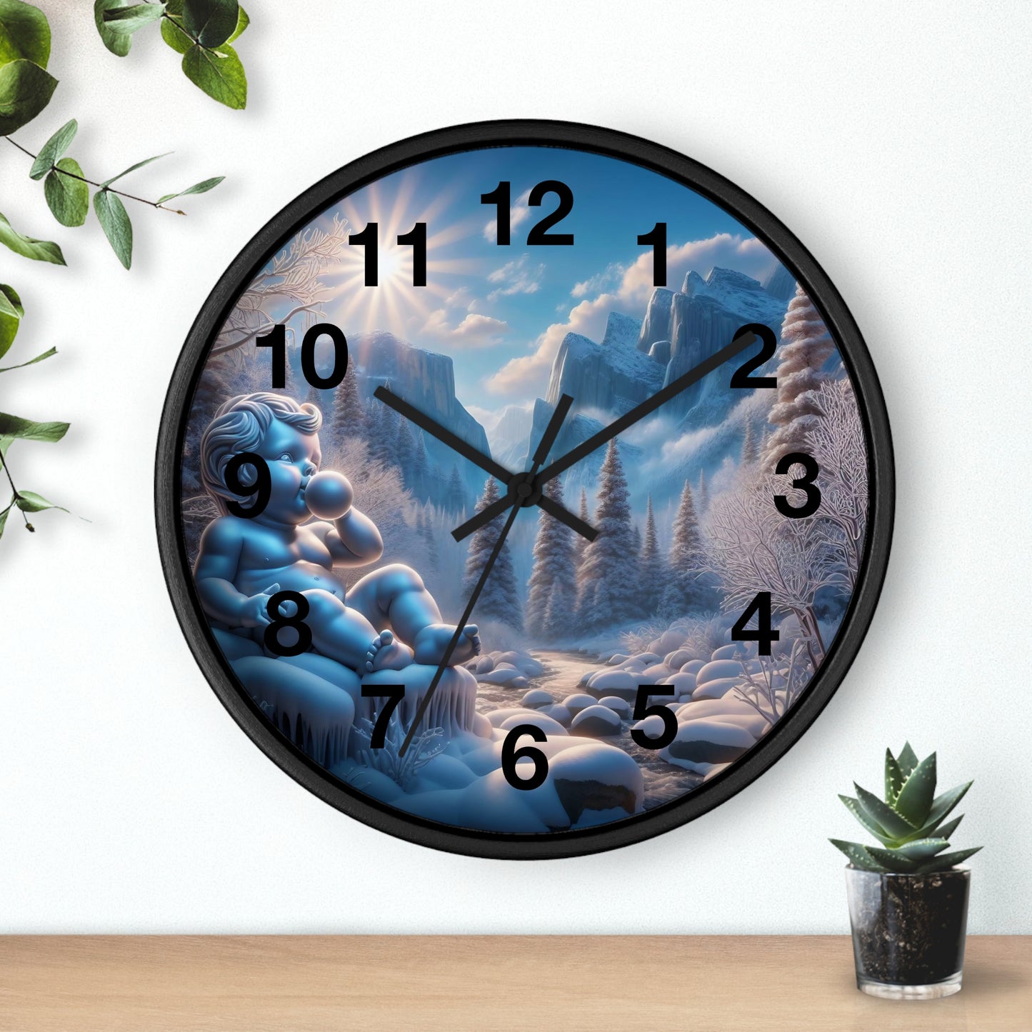 Wall Clock - Winter 119