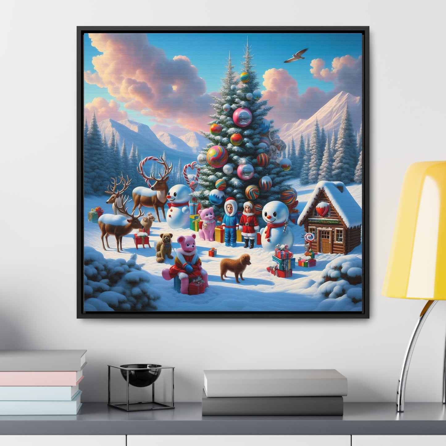 Framed Gallery Canvas Wrap - Winter 122