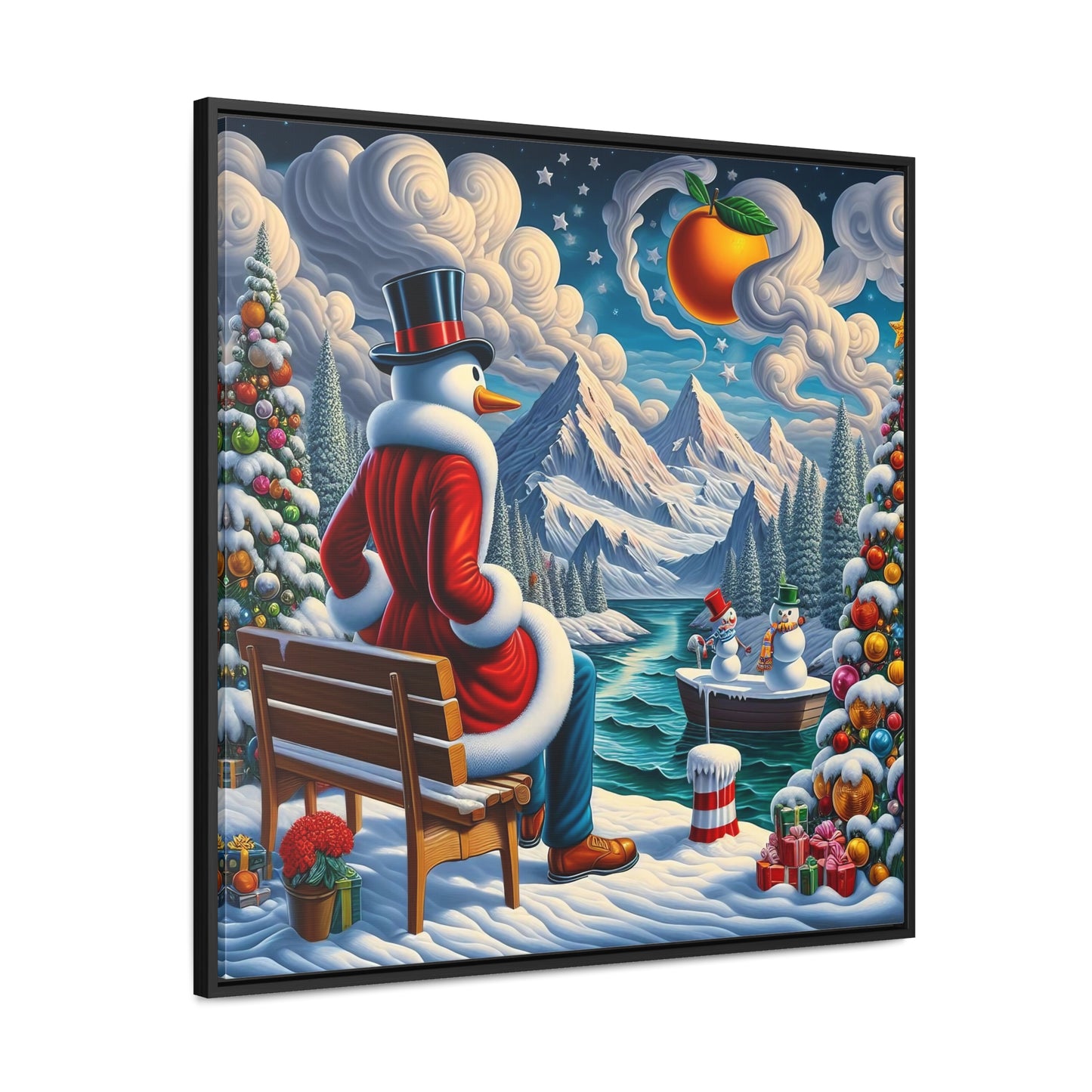 Framed Gallery Canvas Wrap - Winter 101