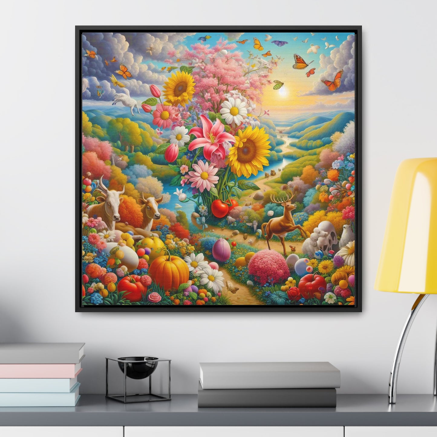 Framed Gallery Canvas Wrap - Spring 40