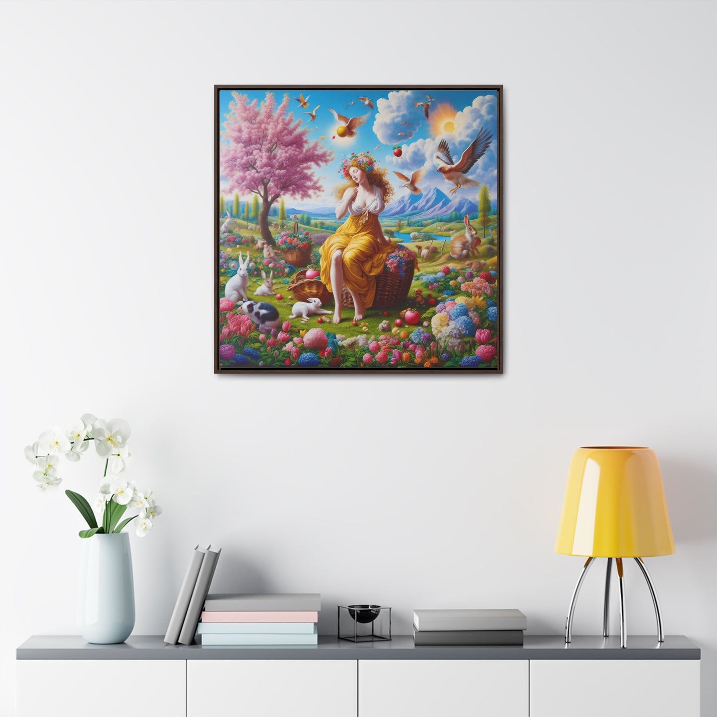 Framed Gallery Canvas Wrap - Spring 116