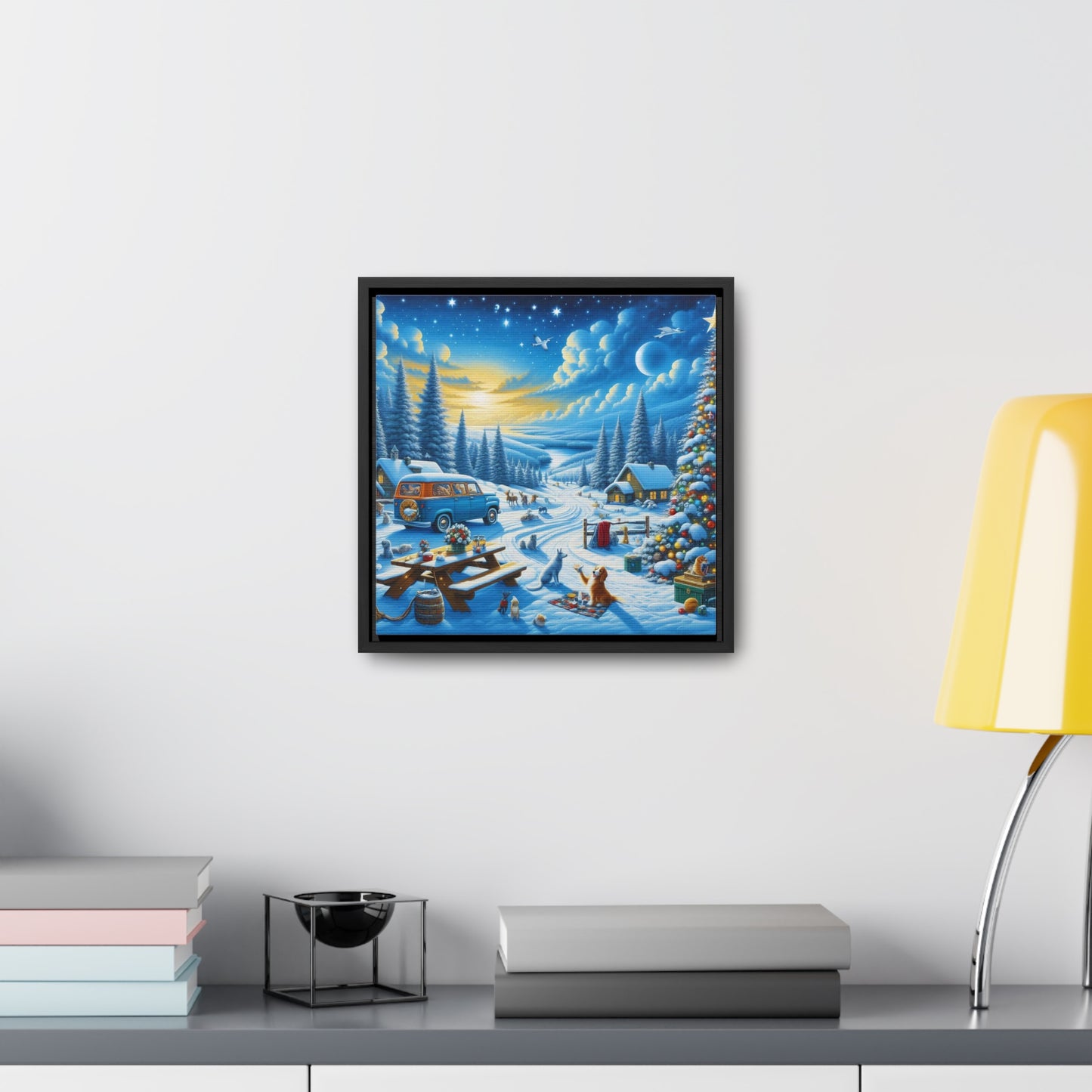 Framed Gallery Canvas Wrap - Winter 110