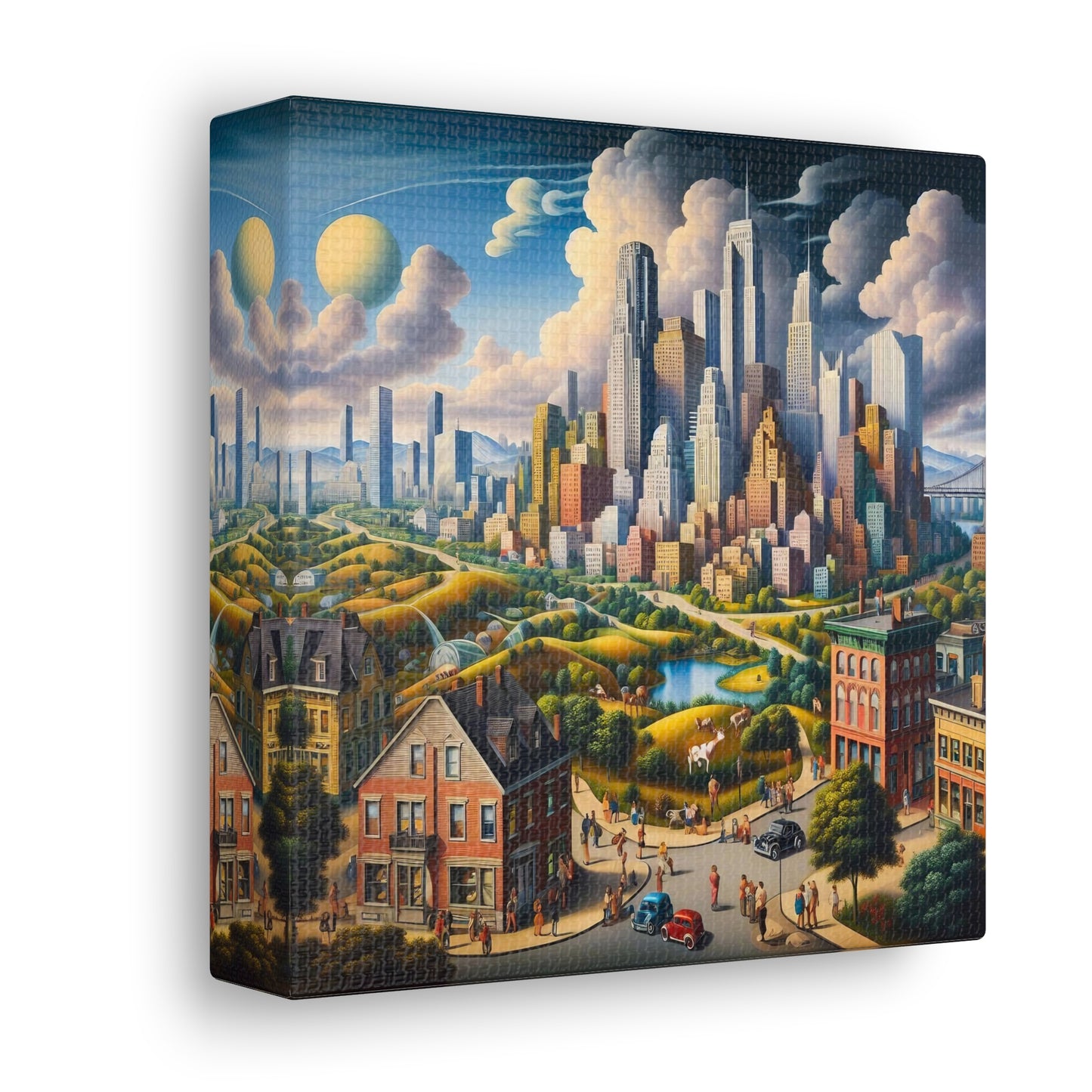 Canvas Gallery Wrap - City 7