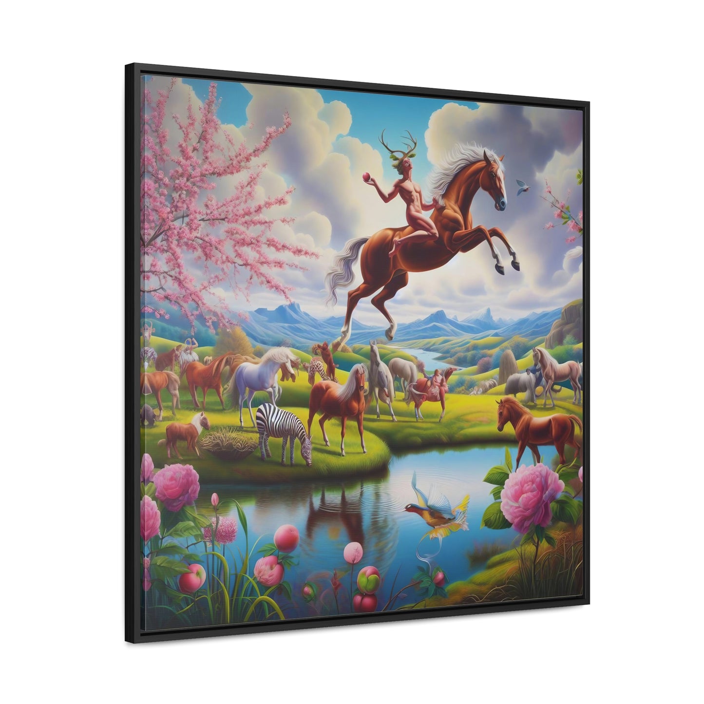 Framed Gallery Canvas Wrap - Spring 118