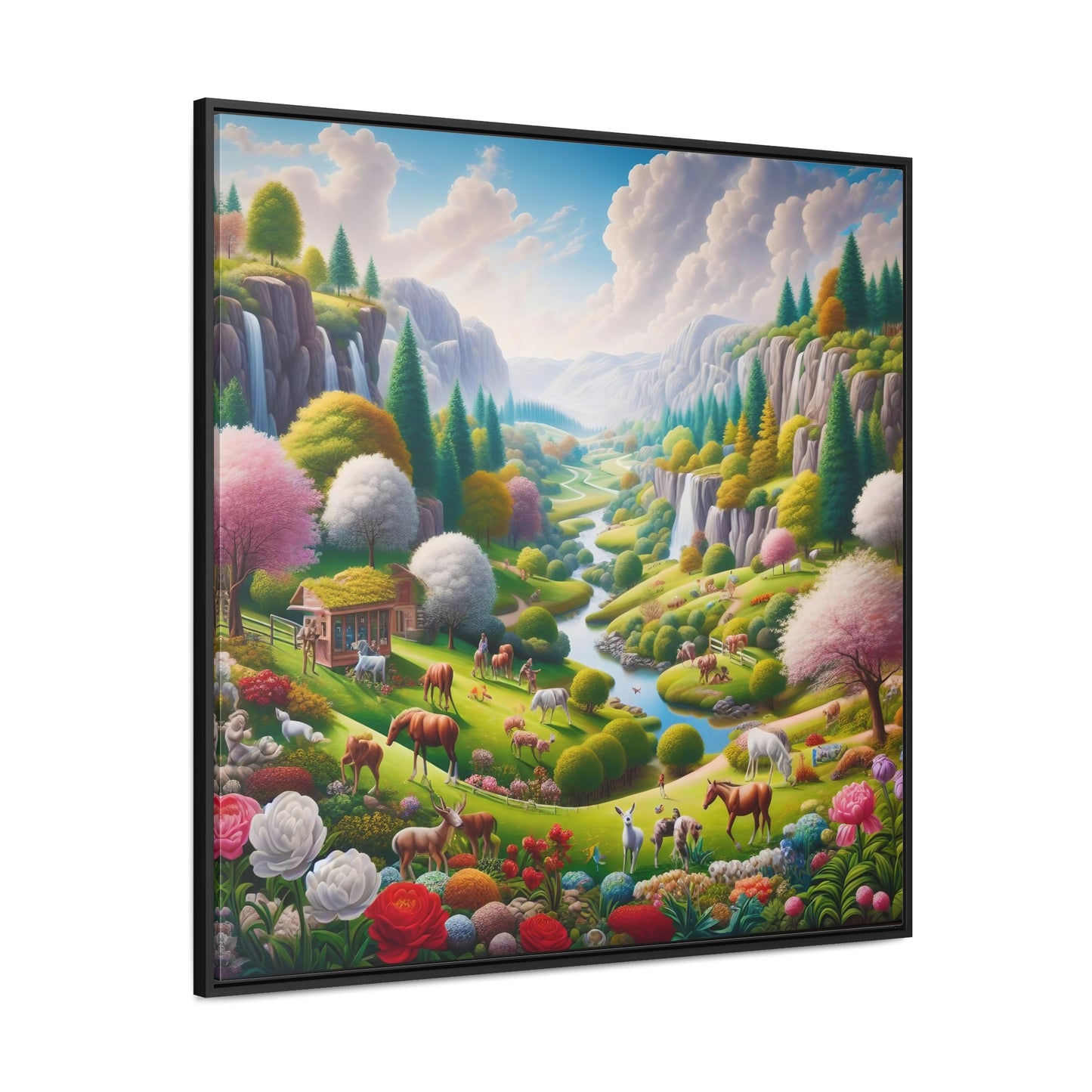 Framed Gallery Canvas Wrap - Spring 48