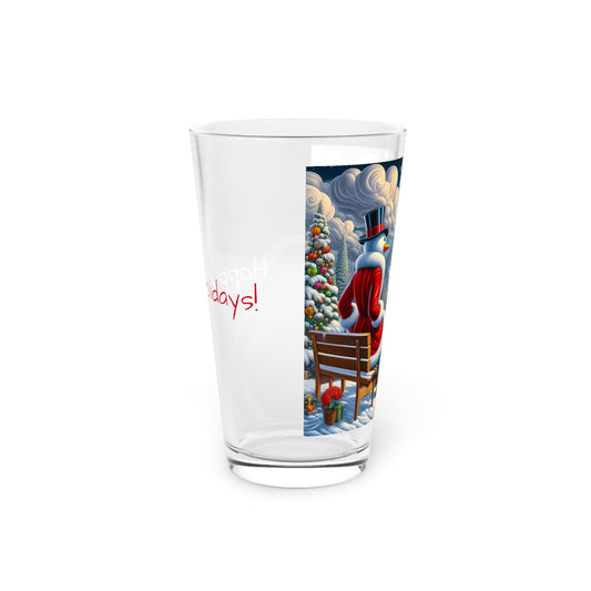 Pint Glass, 16oz - Winter 101